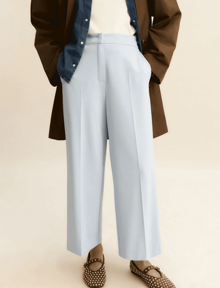 MARELLA pantalone cropped donna azzurro - 3