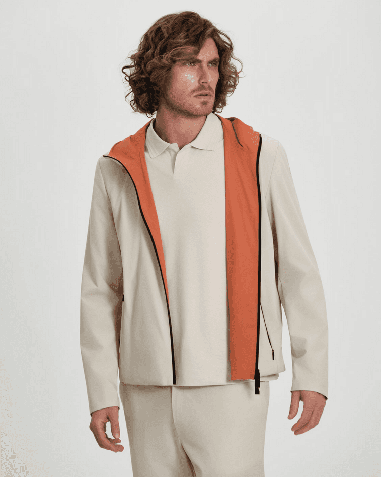 SUNS giubbino reversibile uomo beige-coccio - 3