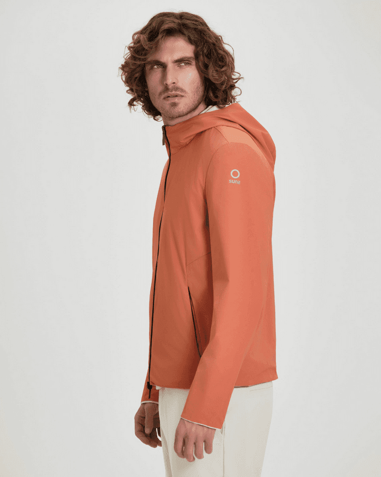 SUNS giubbino reversibile uomo beige-coccio - 4