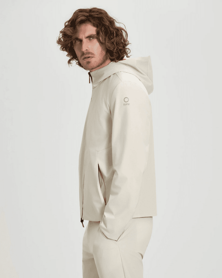 SUNS giubbino reversibile uomo beige-coccio - 5