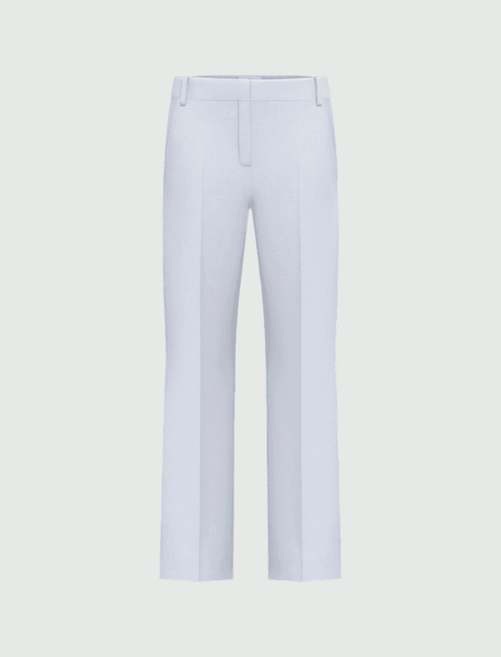 MARELLA pantalone in twill donna azzurro - 5