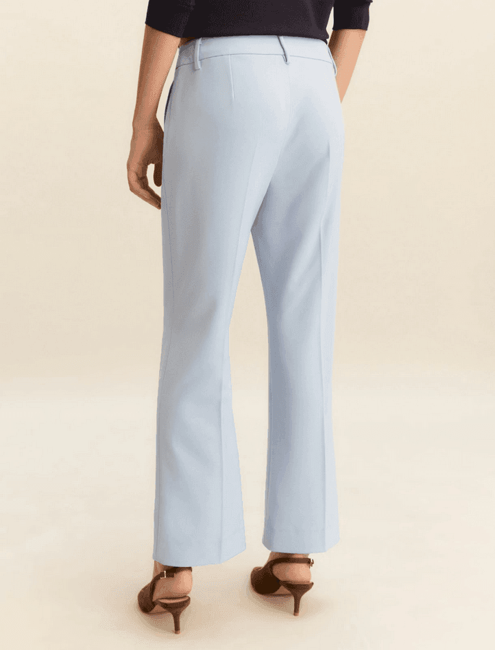 MARELLA pantalone in twill donna azzurro - 4