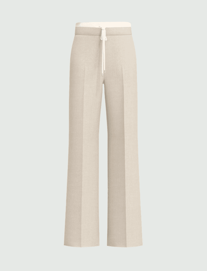 MARELLA pantalone con coulisse donna grigio chiaro - 6
