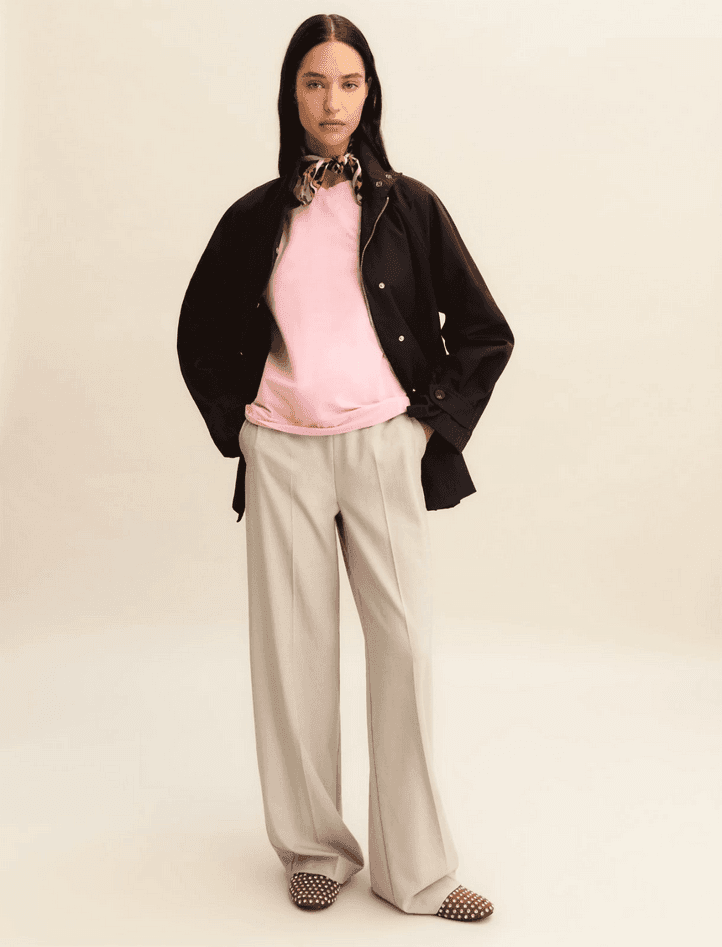MARELLA pantalone con coulisse donna grigio chiaro - 2