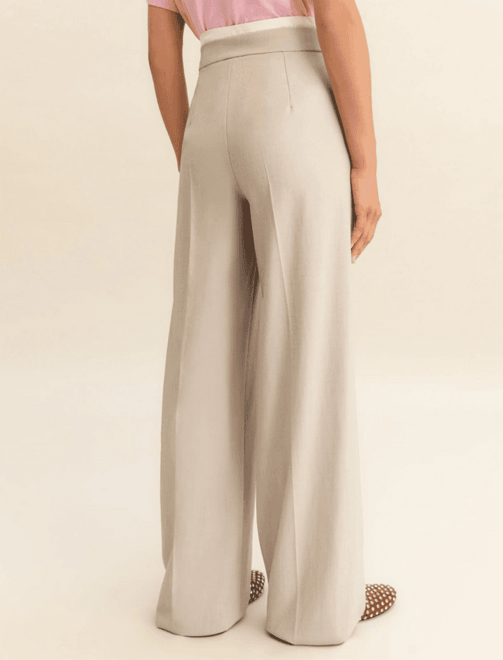 MARELLA pantalone con coulisse donna grigio chiaro - 5