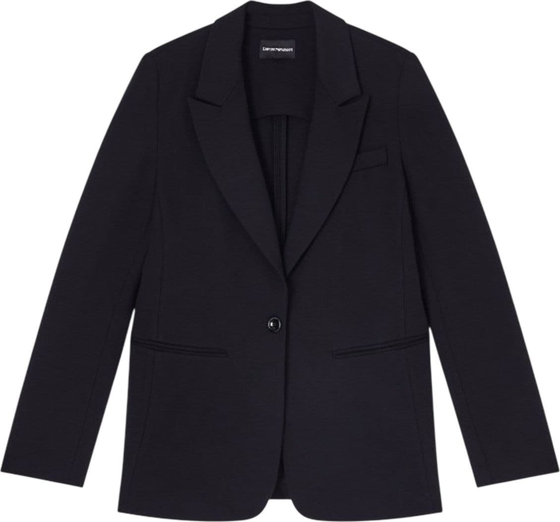 EMPORIO ARMANI giacche donna emporio armani - giacca blazer - nero – BLACK