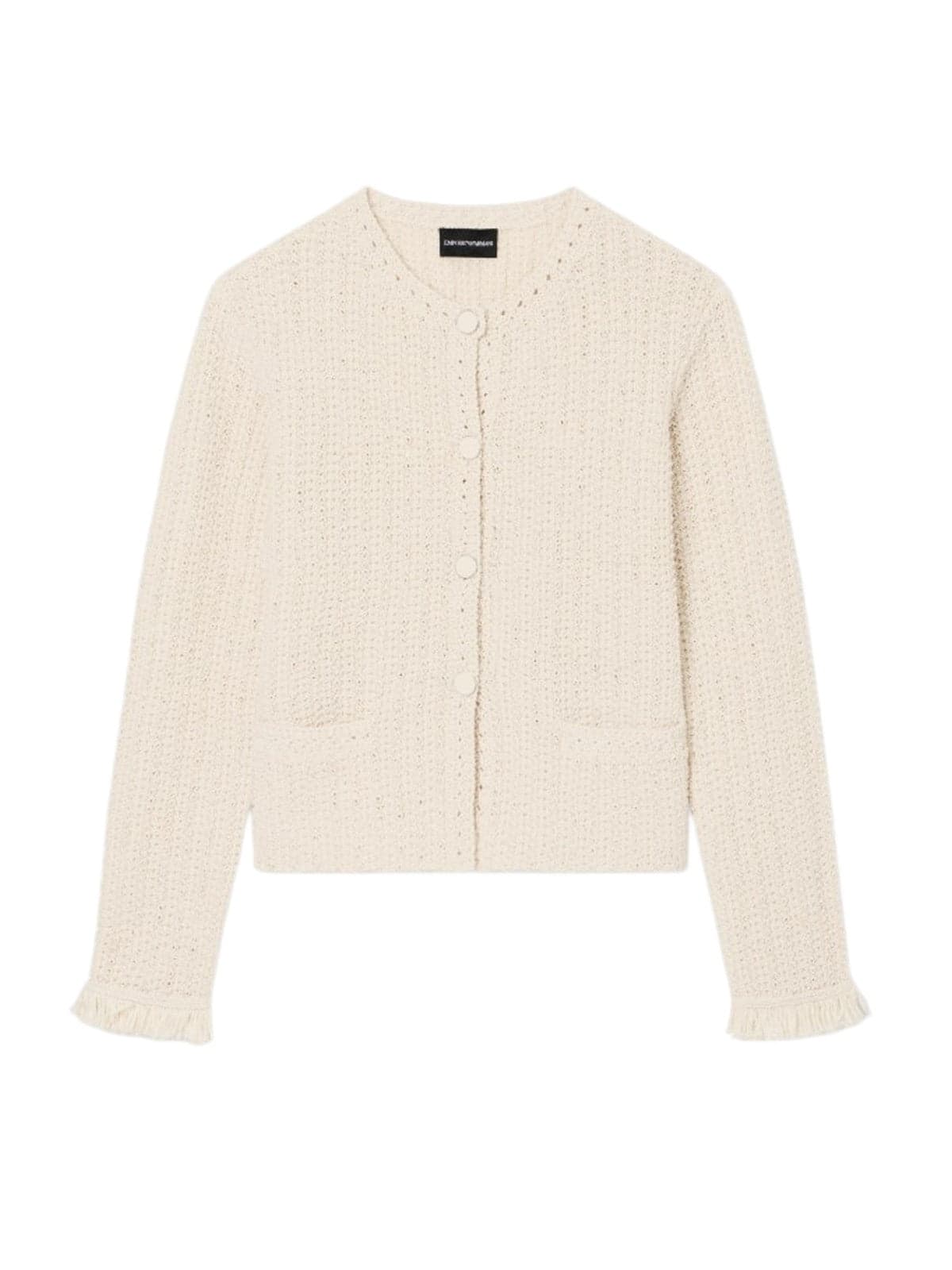 EMPORIO ARMANI giacche donna emporio armani - giacca blazer vanille - avorio - 3