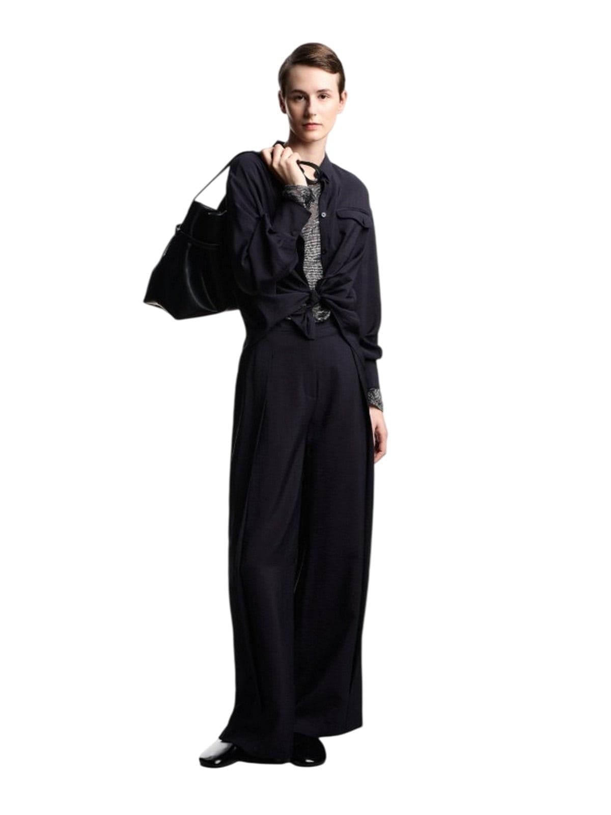 EMPORIO ARMANI bluse e camicie donna emporio armani - shirt sky captain - nero - 3