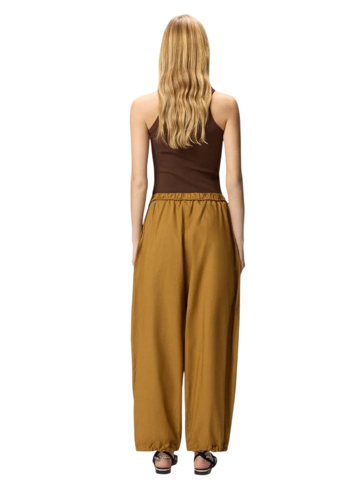 Pinko pantaloni donna pinko - ogliastra pantalone popeline - bronze - 4