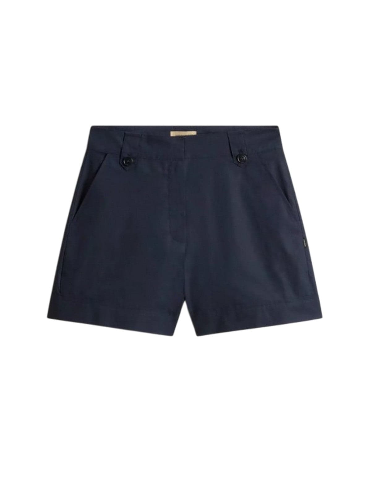 Woolrich pantaloncini donna woolrich - cotton poplin shorts melton blue - blu - 4