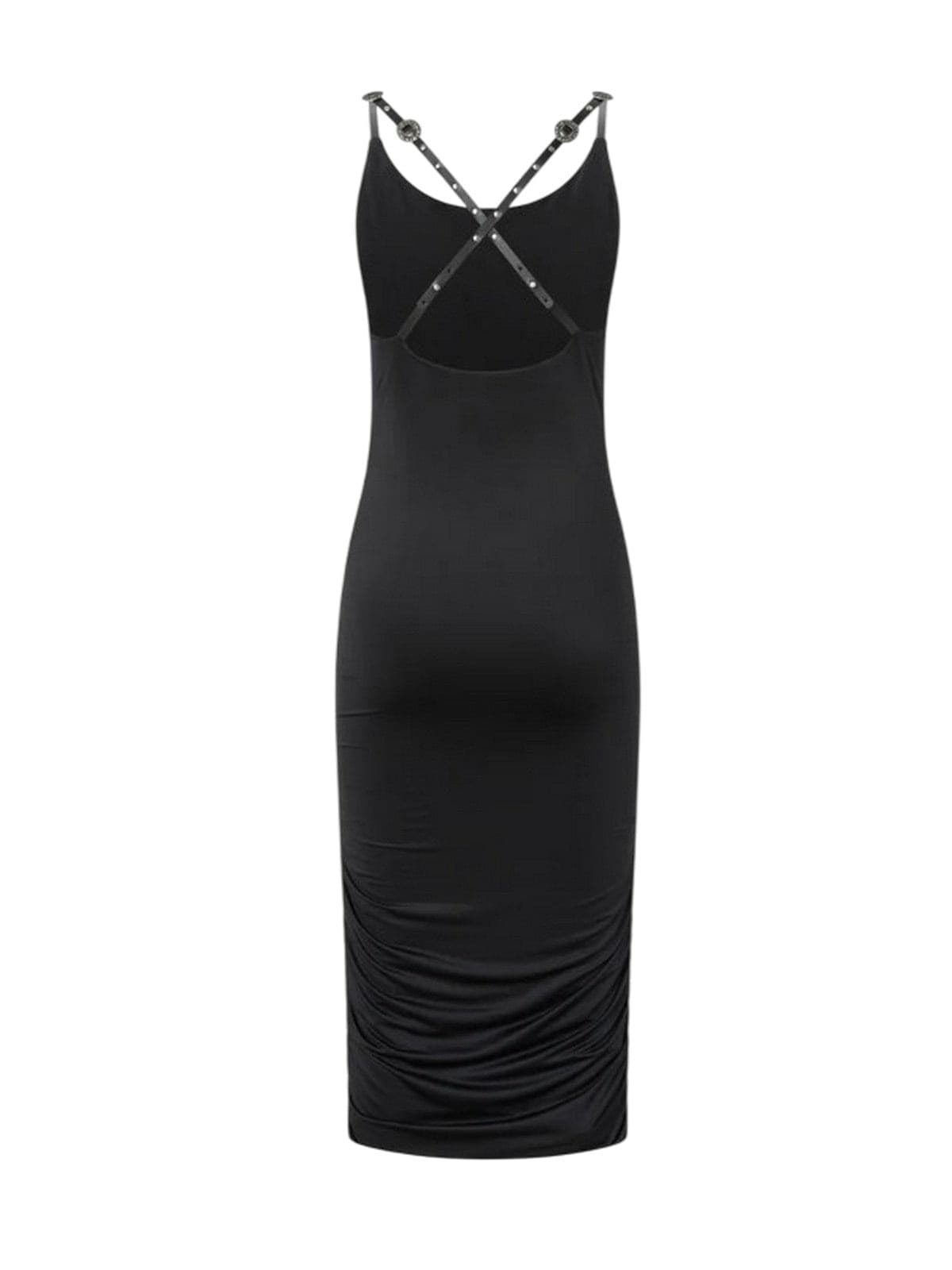 Pinko vestiti casual donna pinko - cassino abito maglina lucida - nero - 2