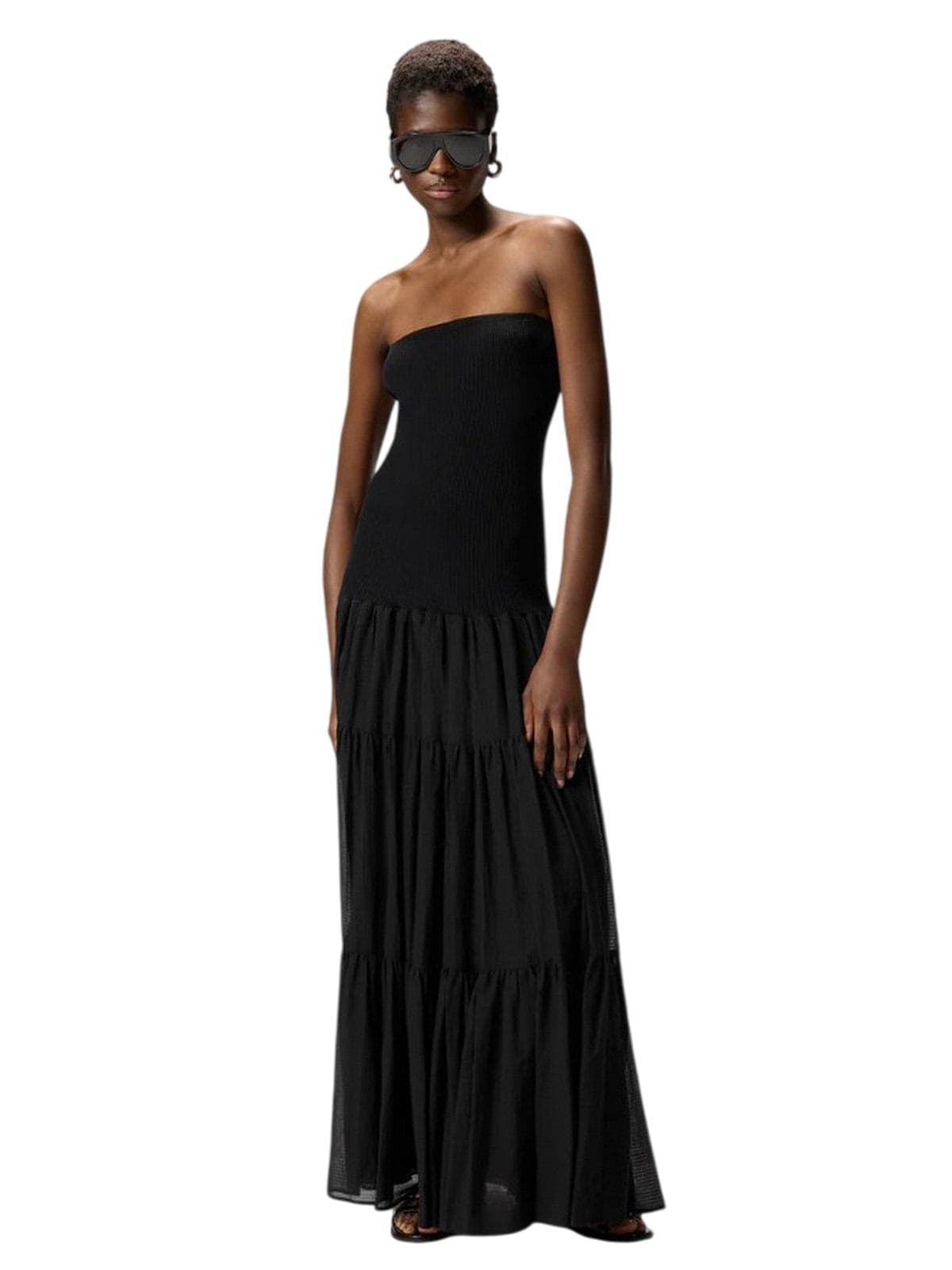 Pinko vestiti casual donna pinko - baveno abito costina - nero - 2