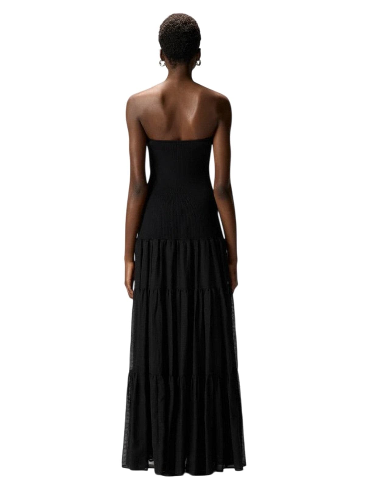 Pinko vestiti casual donna pinko - baveno abito costina - nero - 3