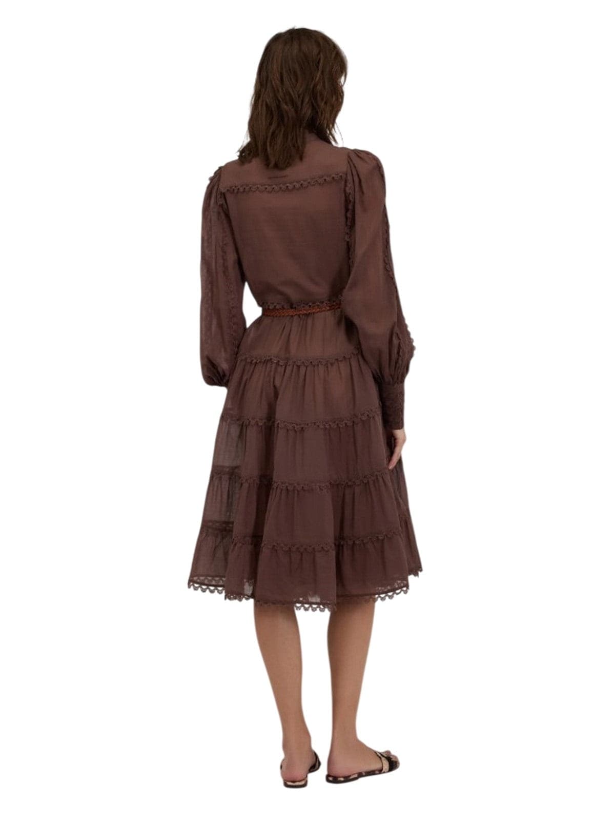 ERMANNO SCERVINO vestiti casual donna ermanno scervino - abito - marrone - 3