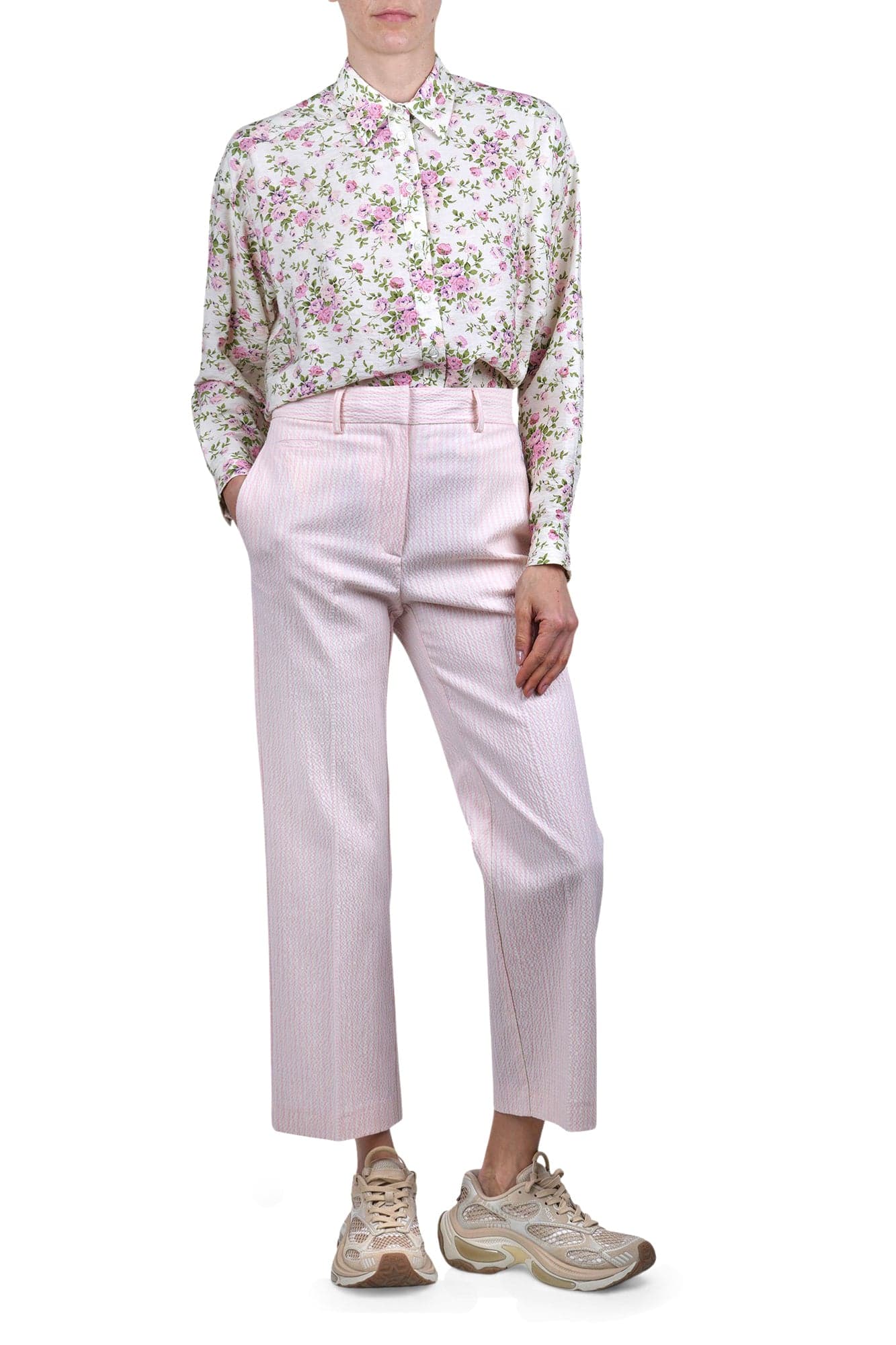 OTTOD'AME Ottod'ame - Camicia - 470772 - Fantasia Verde - 2