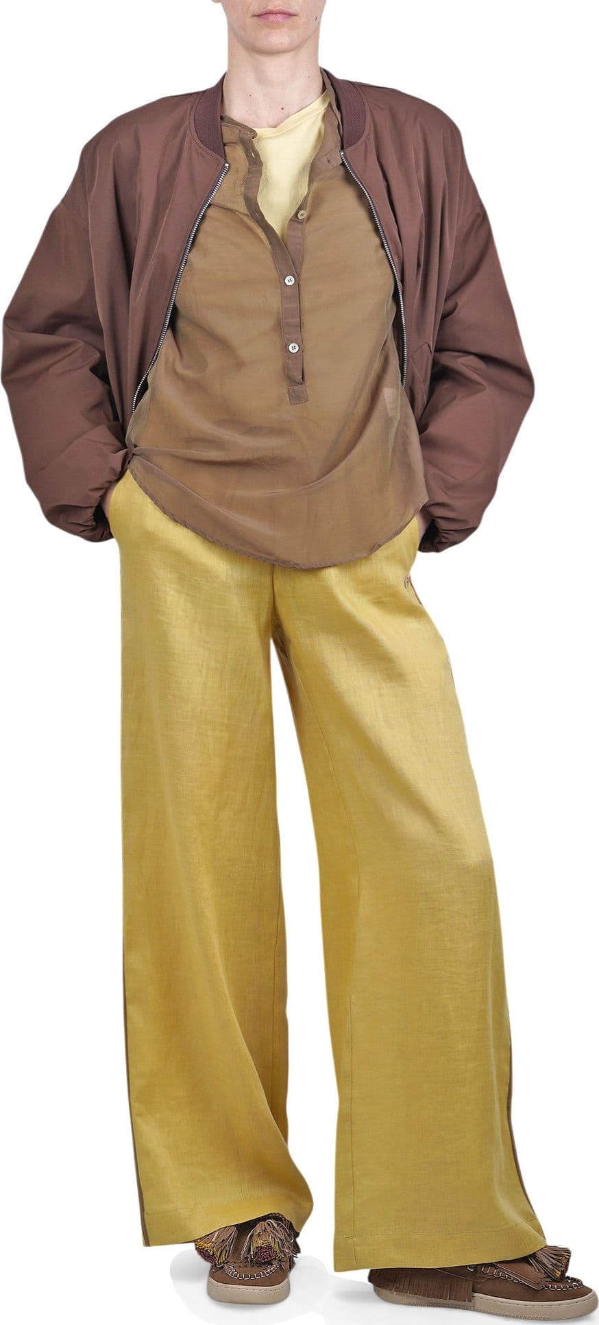 OTTOD'AME Ottod'ame - Pantalone - 470748 - Senape - 2