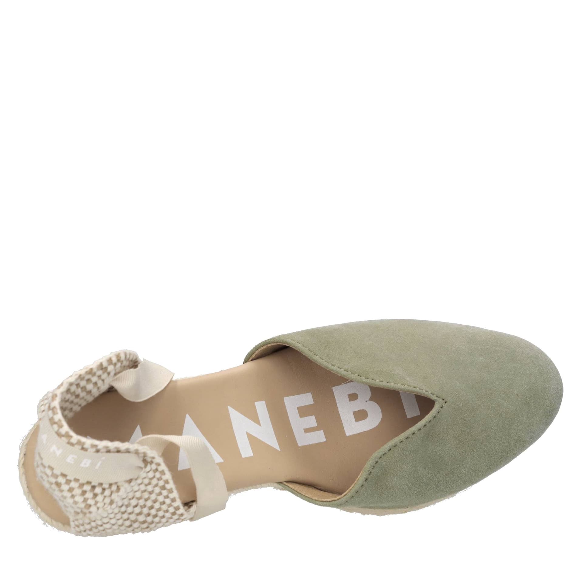MANEBI'  Scarpe con Tacco Verde - 5