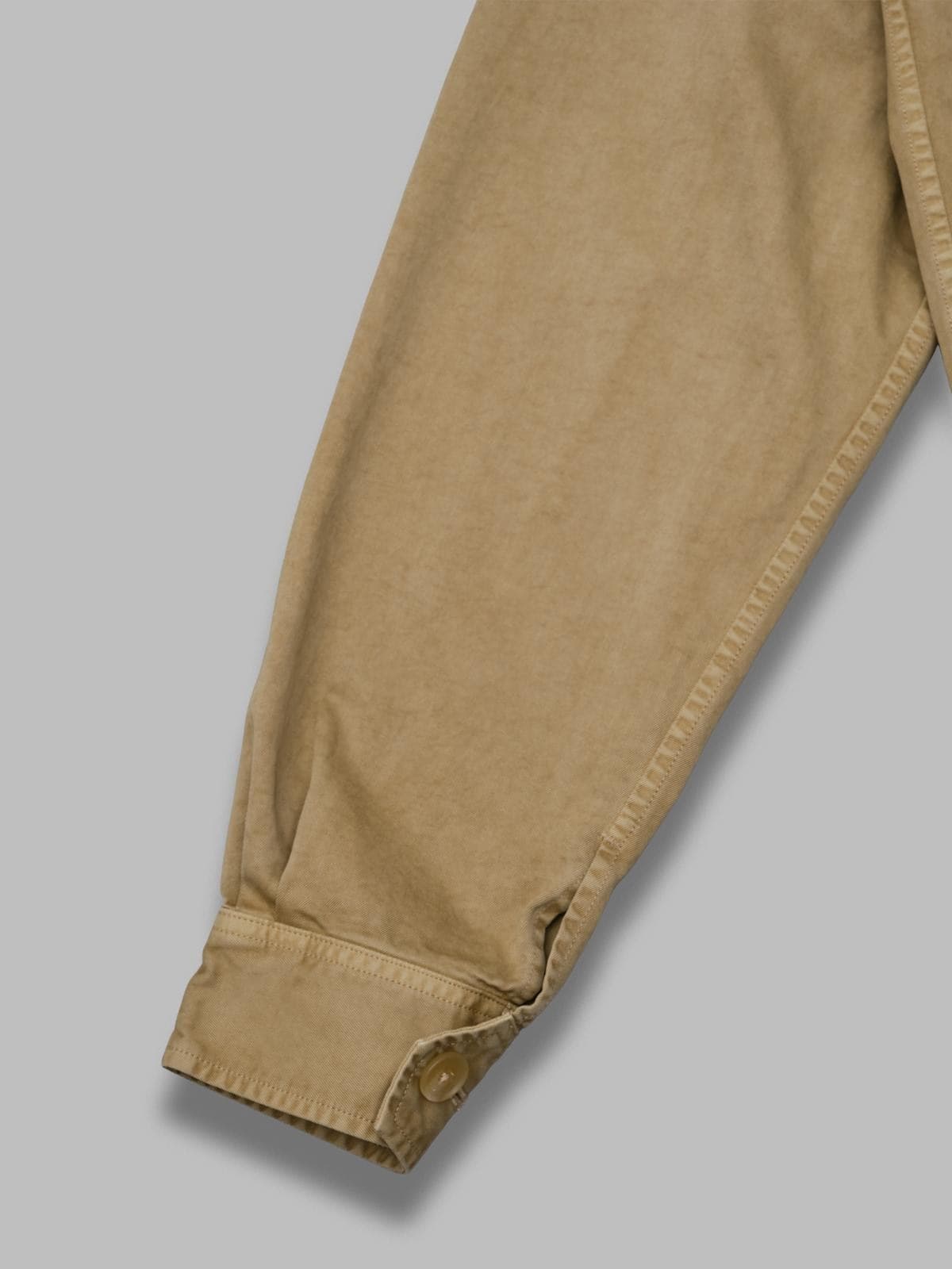 AURALEE garment-dyed finx light chino blouson - 4