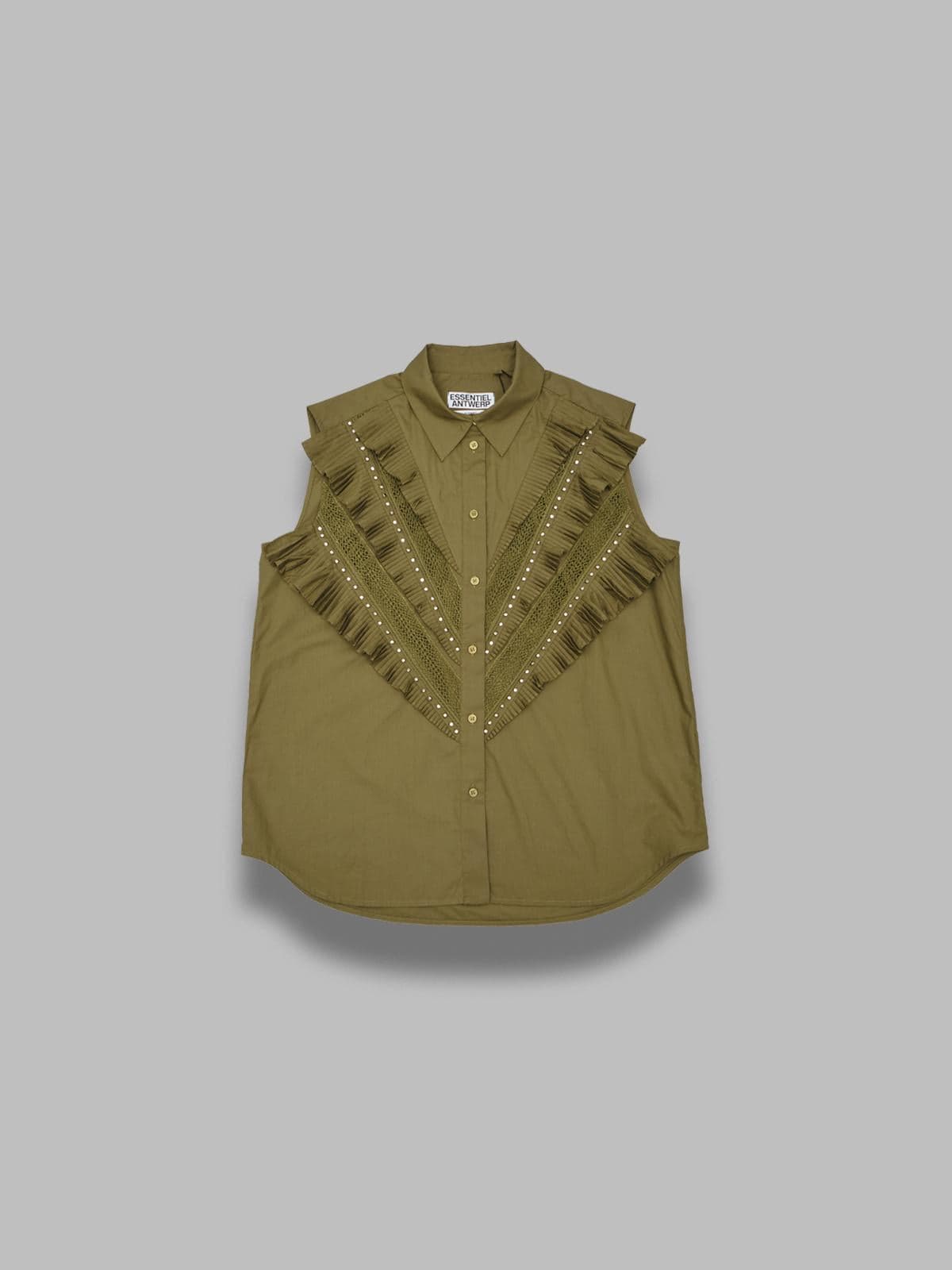 ESSENTIEL ANTWERP jeandarlene sleeveless shirt - 5