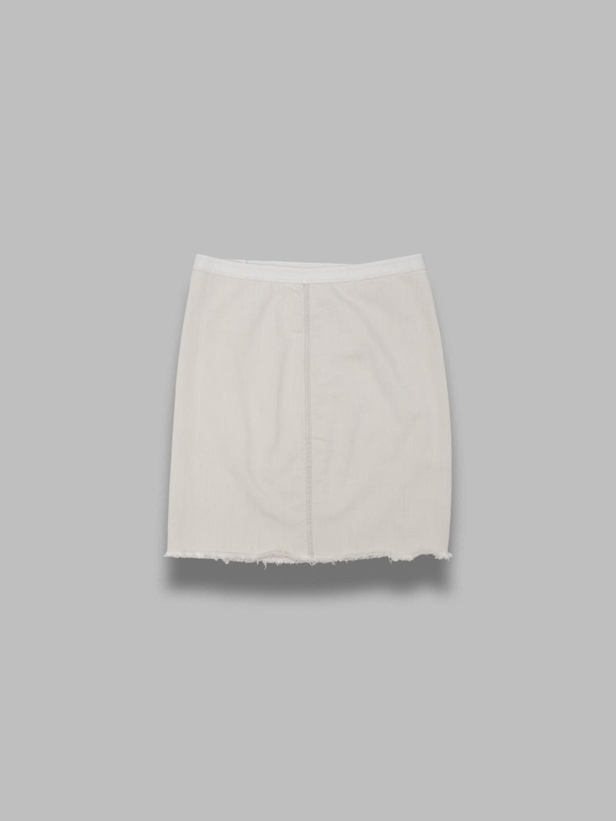 RICK OWENS DRKSHDW sacri mini denim skirt
