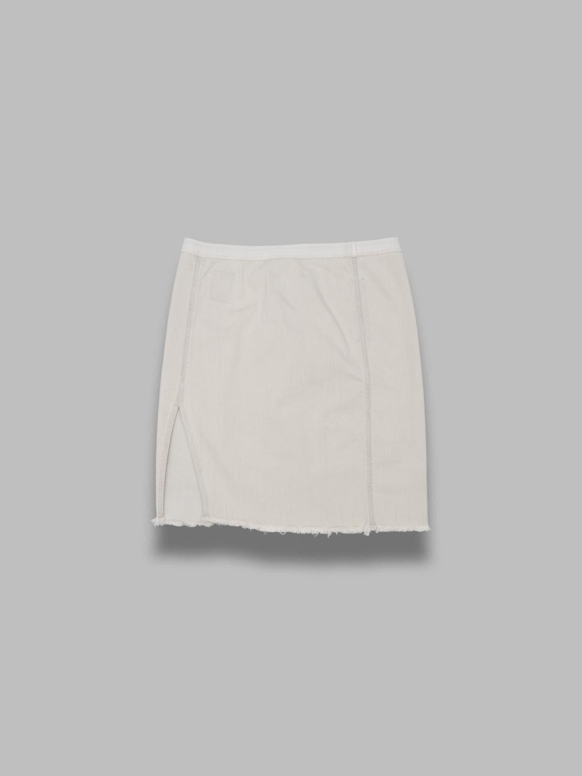 RICK OWENS DRKSHDW sacri mini denim skirt - 2