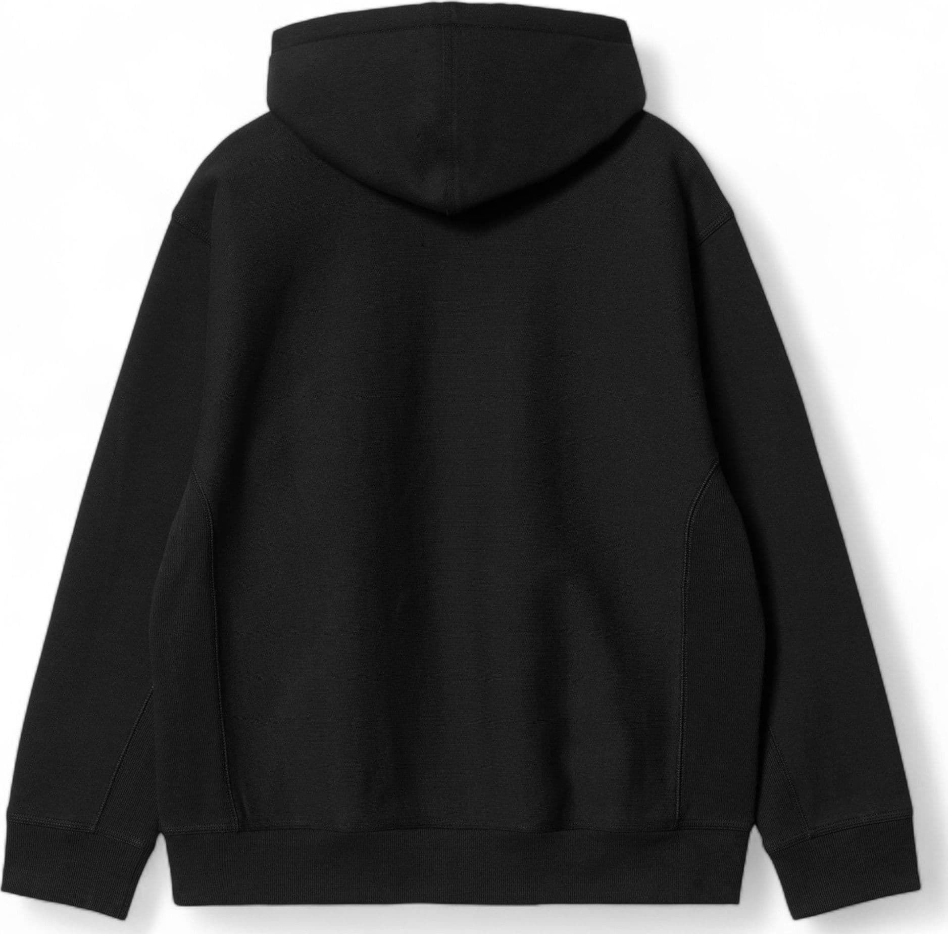 CARHARTT WIP carhartt wip hooded american script sweat - black / gold - 5