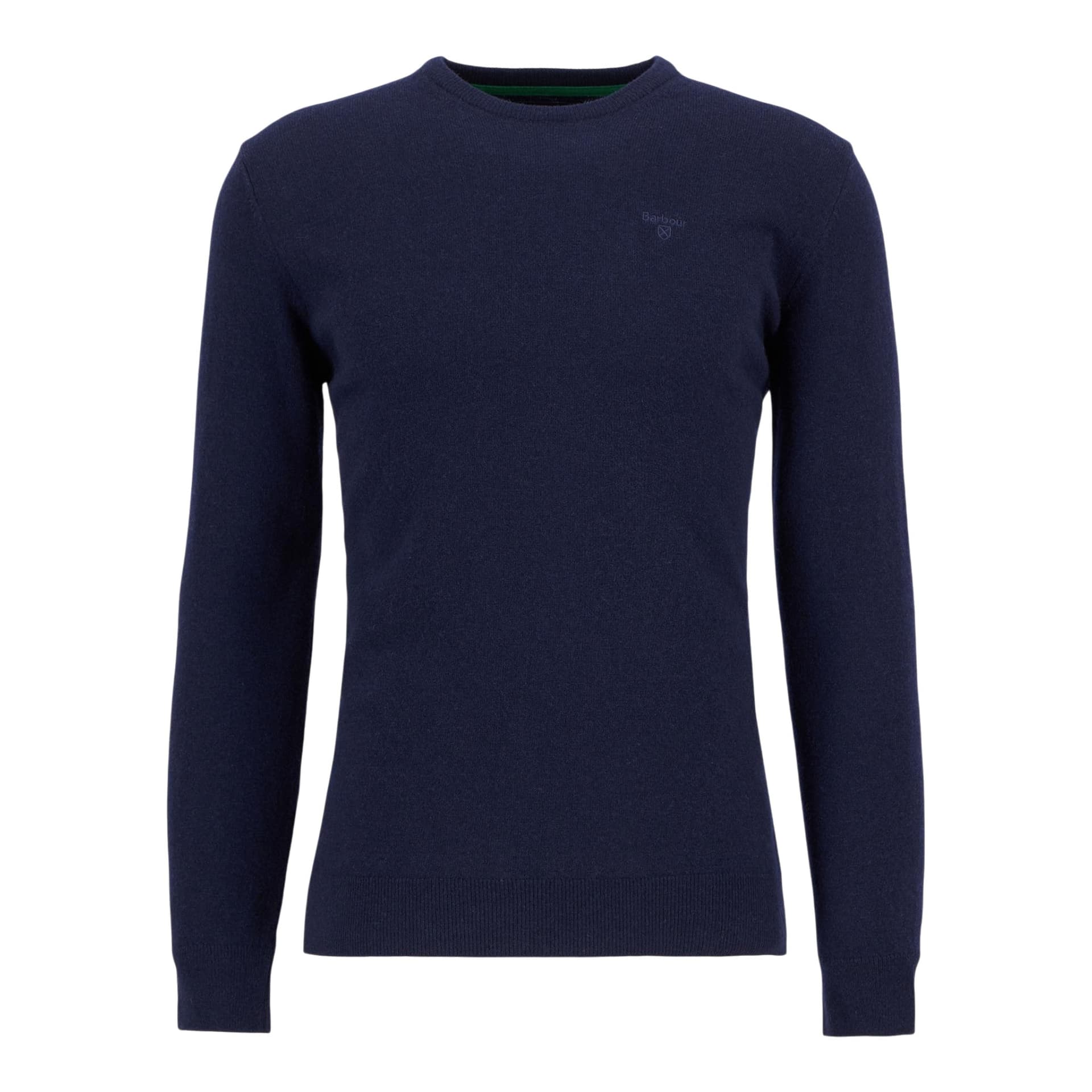 BARBOUR maglione barbour essential l/wool crewneck - navy - 7