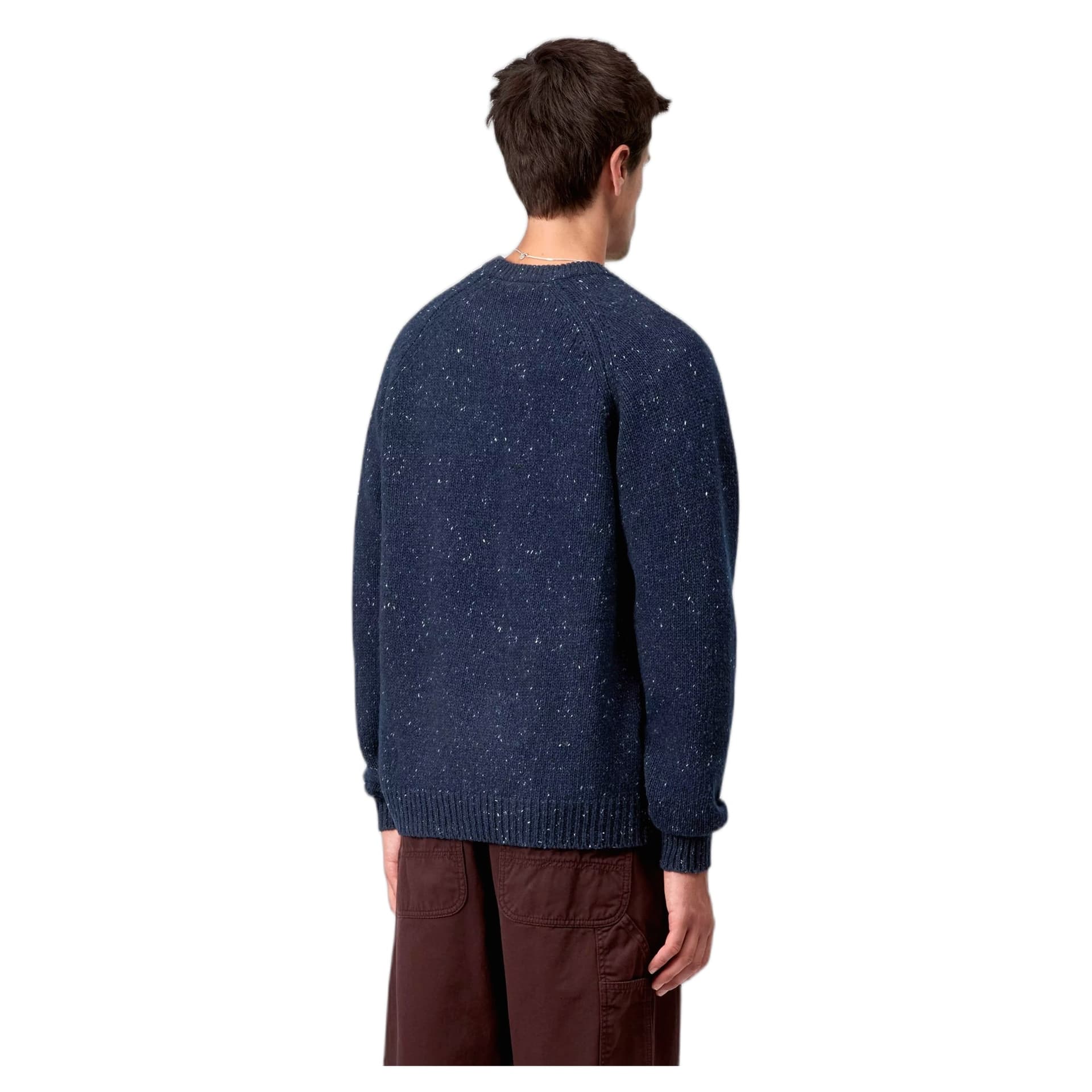 CARHARTT WIP maglione carhartt wip anglistic sweater - speckled jupiter - 3