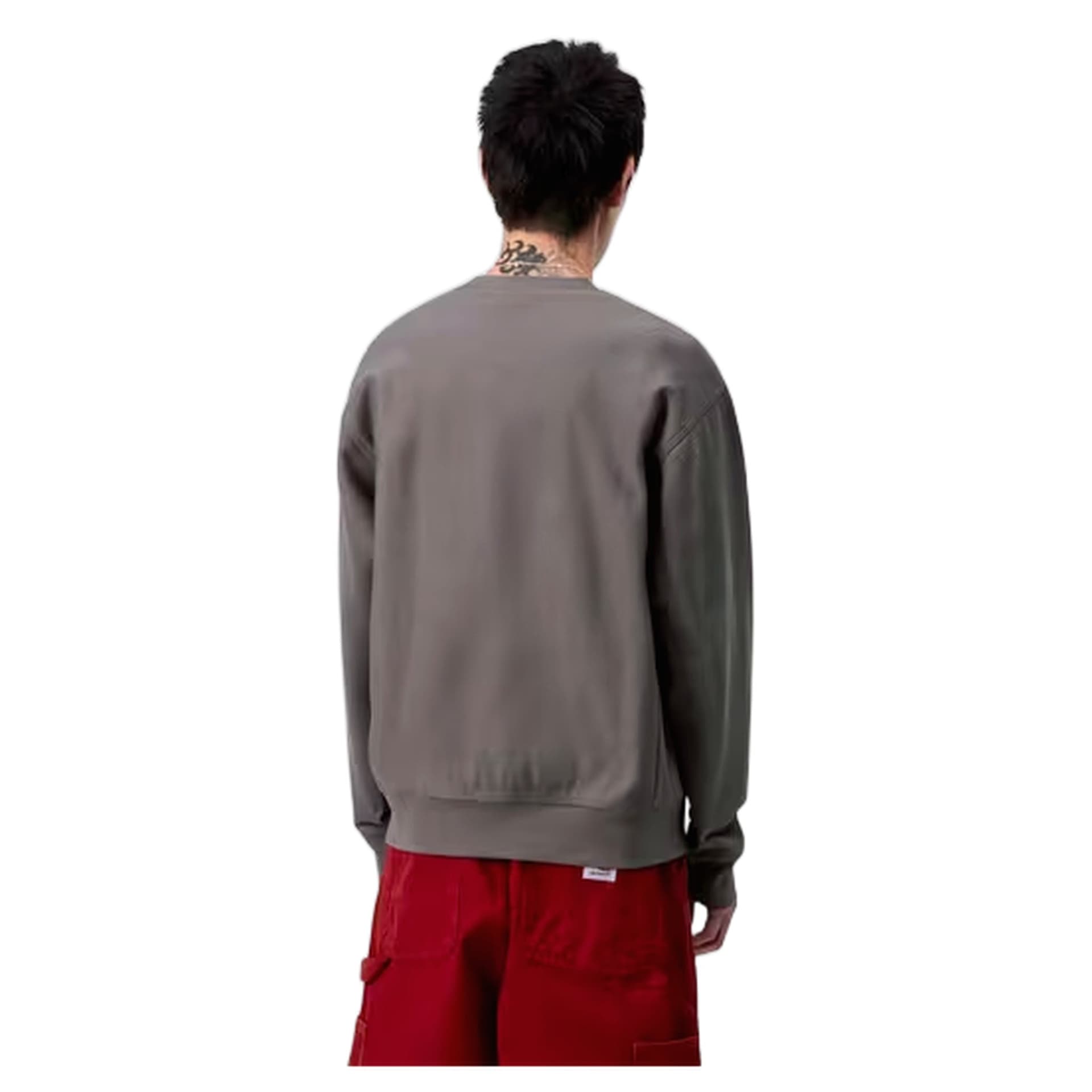 CARHARTT WIP felpa carhartt wip american script sweat - porphyry - 3