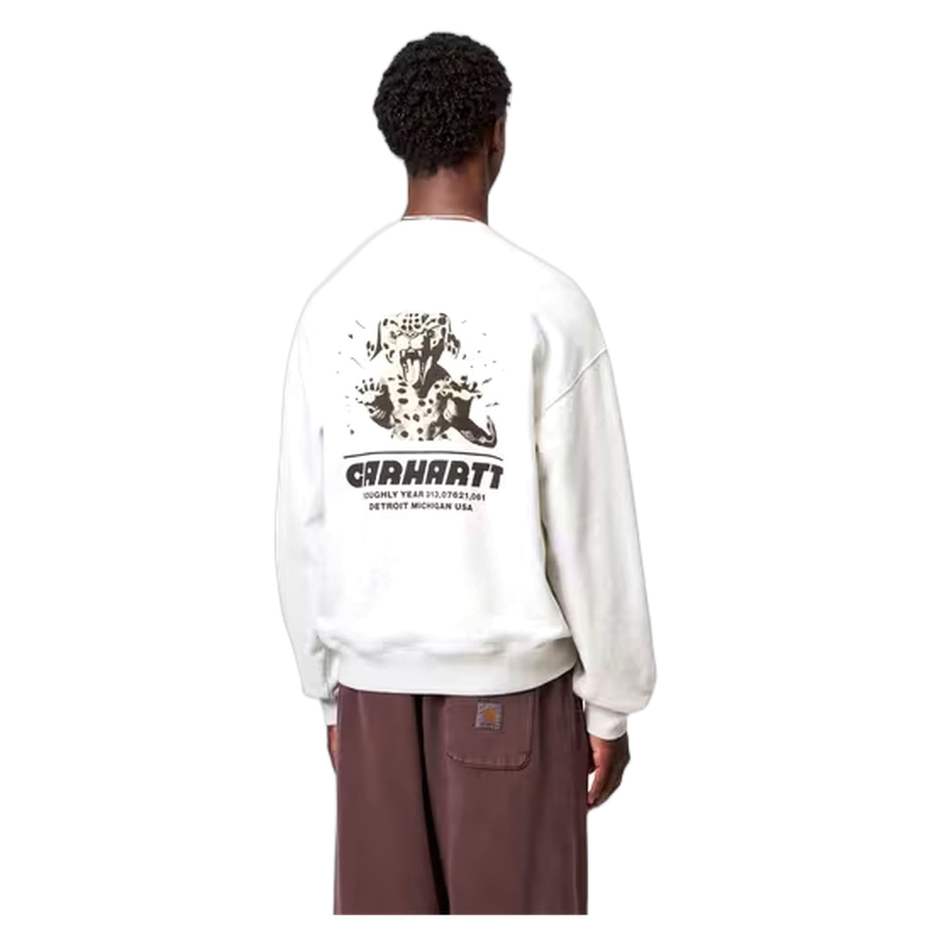 CARHARTT WIP felpa carhartt wip wiptopia sweat - ash heather - 4