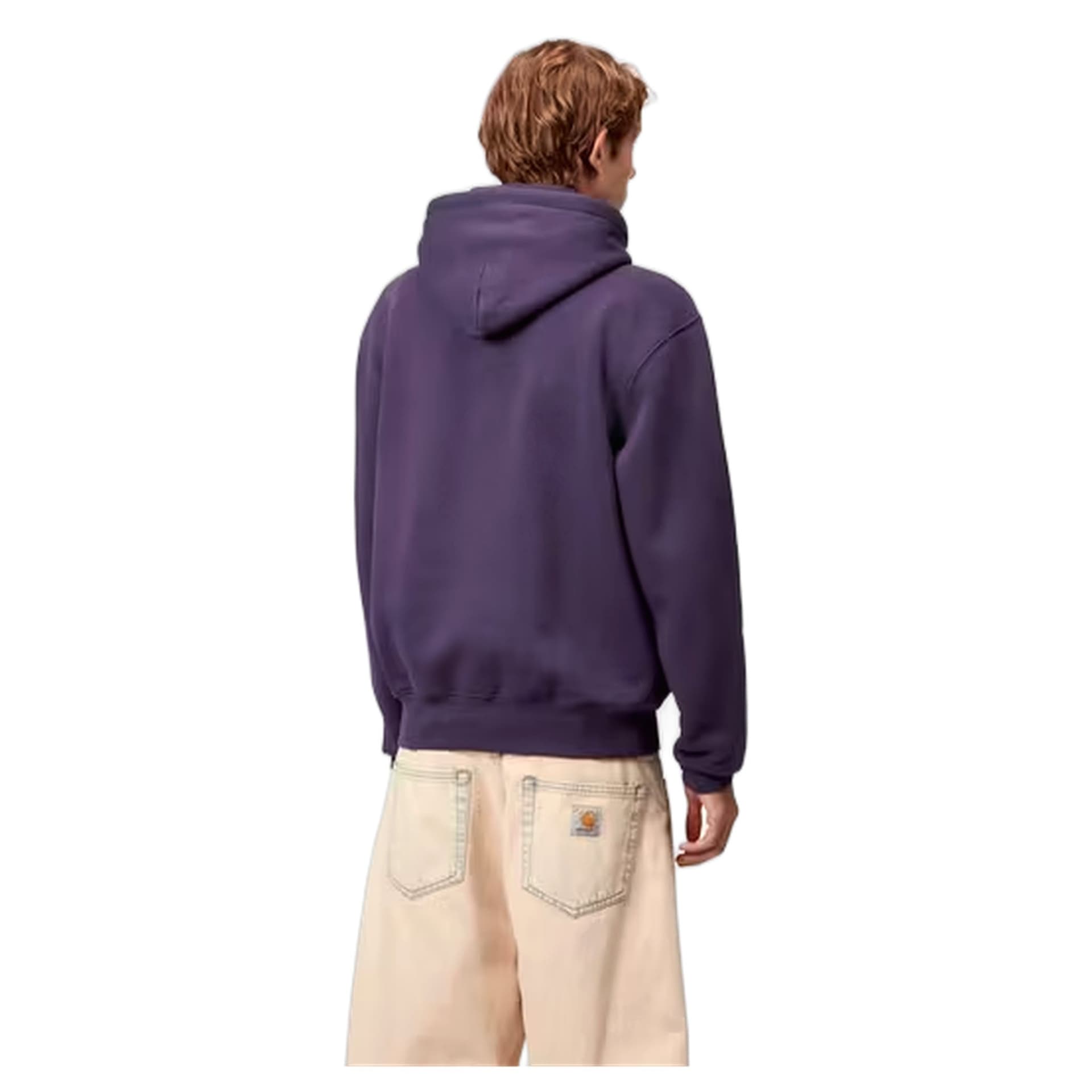 CARHARTT WIP felpa carhartt wip hooded carhartt sweat - lokers / salt - 3