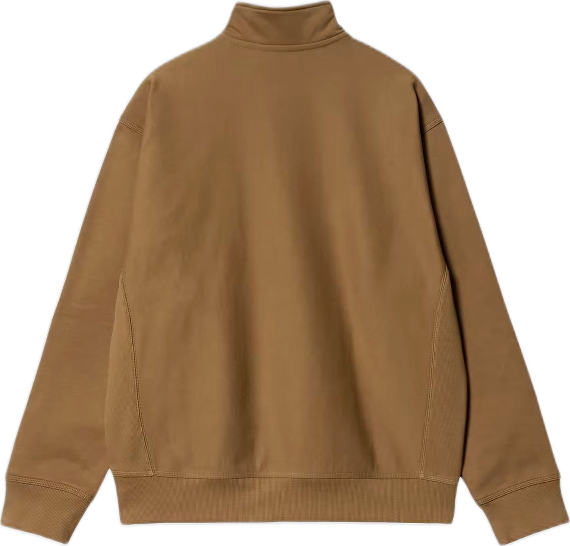 CARHARTT WIP felpa carhartt wip half zip american script sweat - hamilton brown - 5
