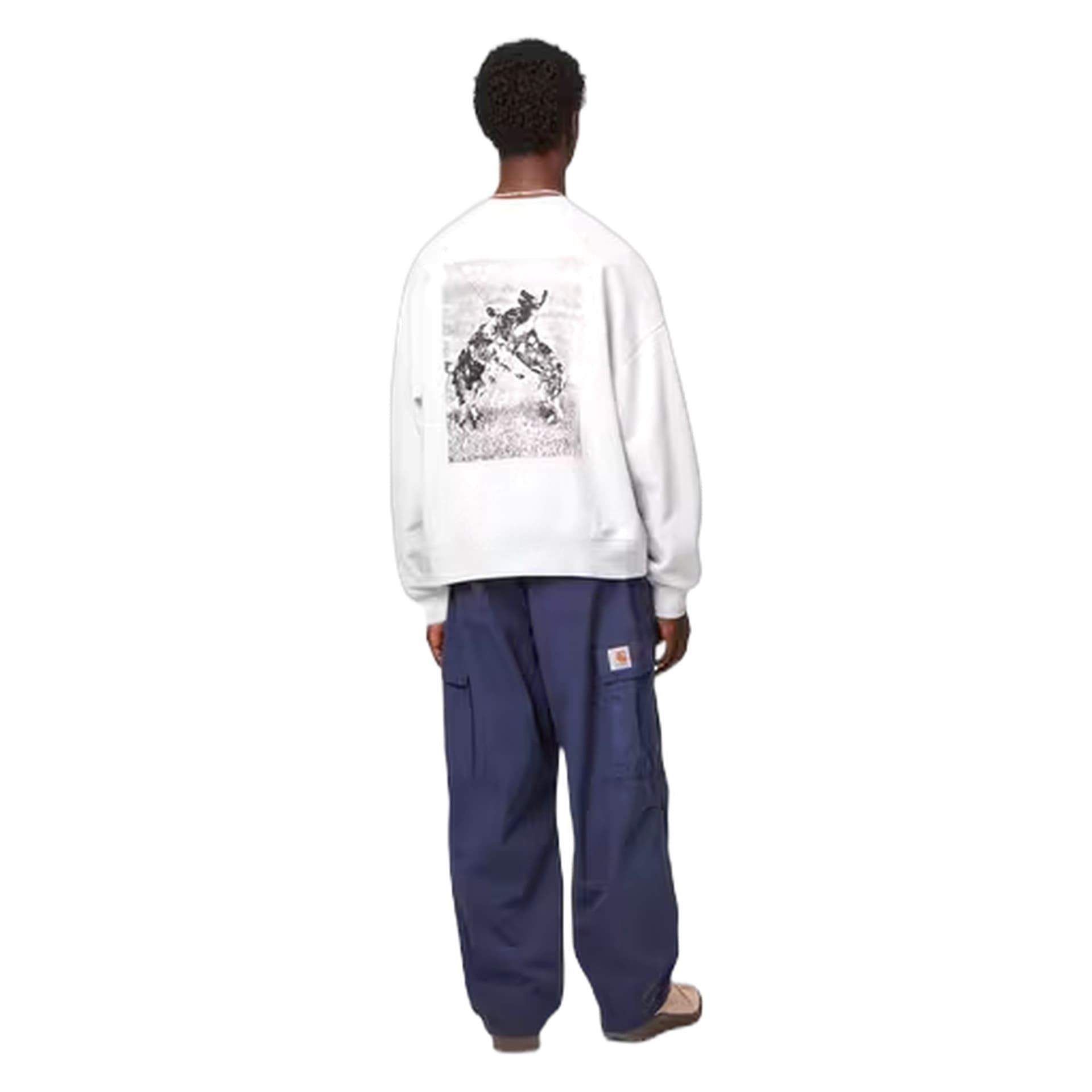 CARHARTT WIP felpa carhartt wip no play sweat - ash heather - 4