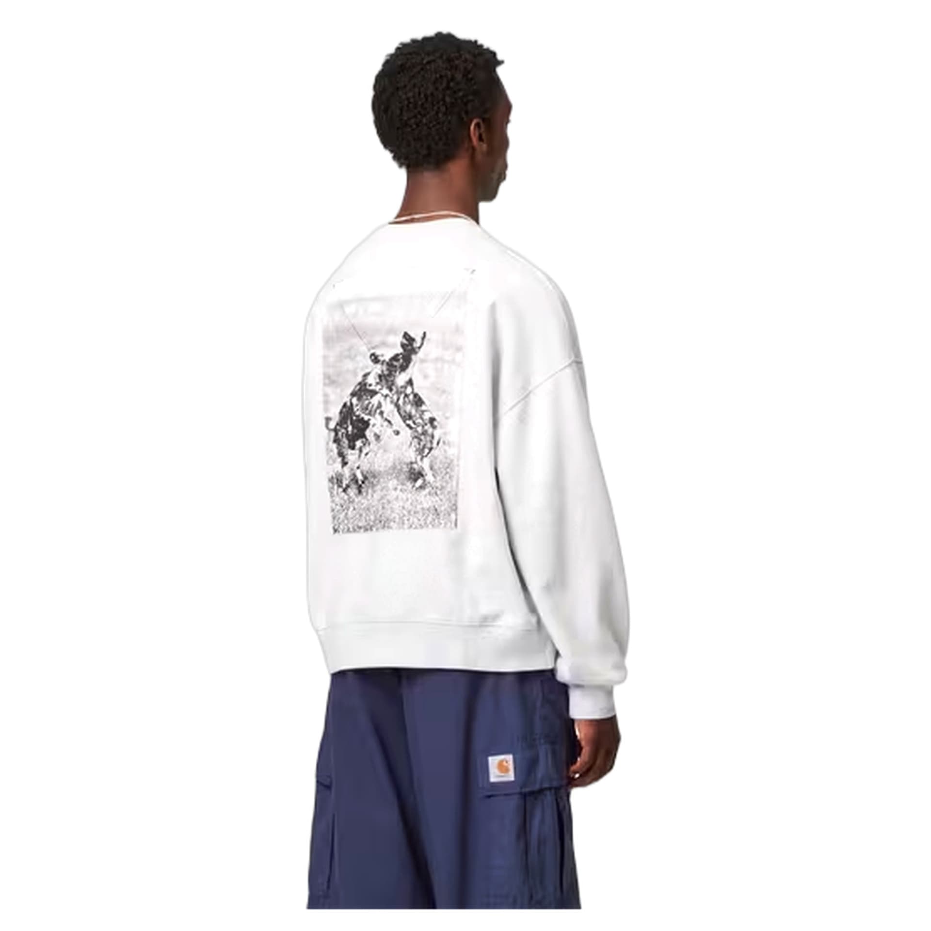 CARHARTT WIP felpa carhartt wip no play sweat - ash heather - 5