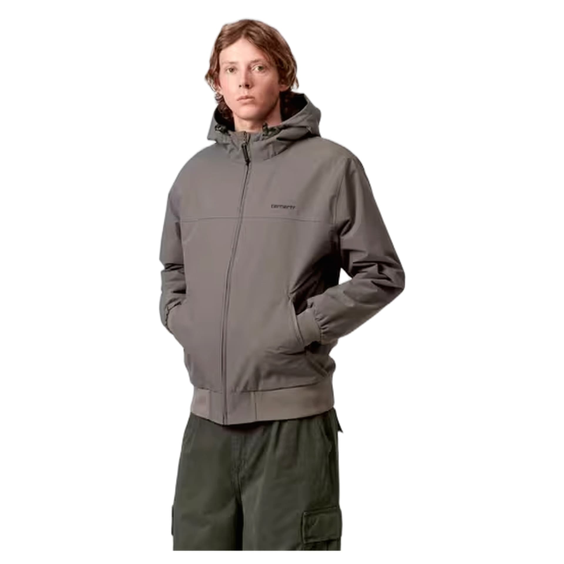 CARHARTT WIP giacca carhartt wip hooded sail jacket - porphyry / black - 6