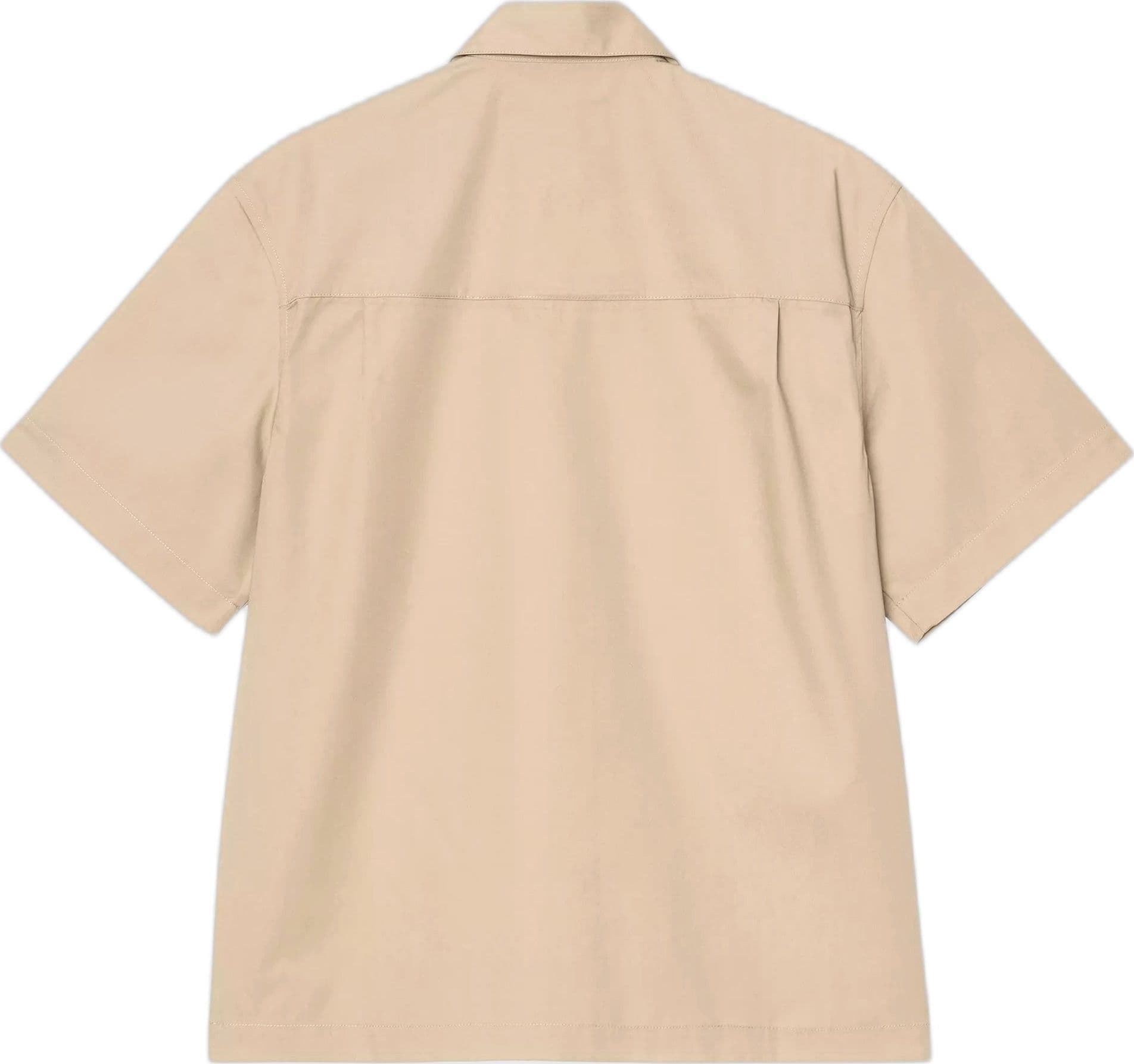 CARHARTT WIP camicia carhartt wip s/s postal zip shirt - iroko / black - 2