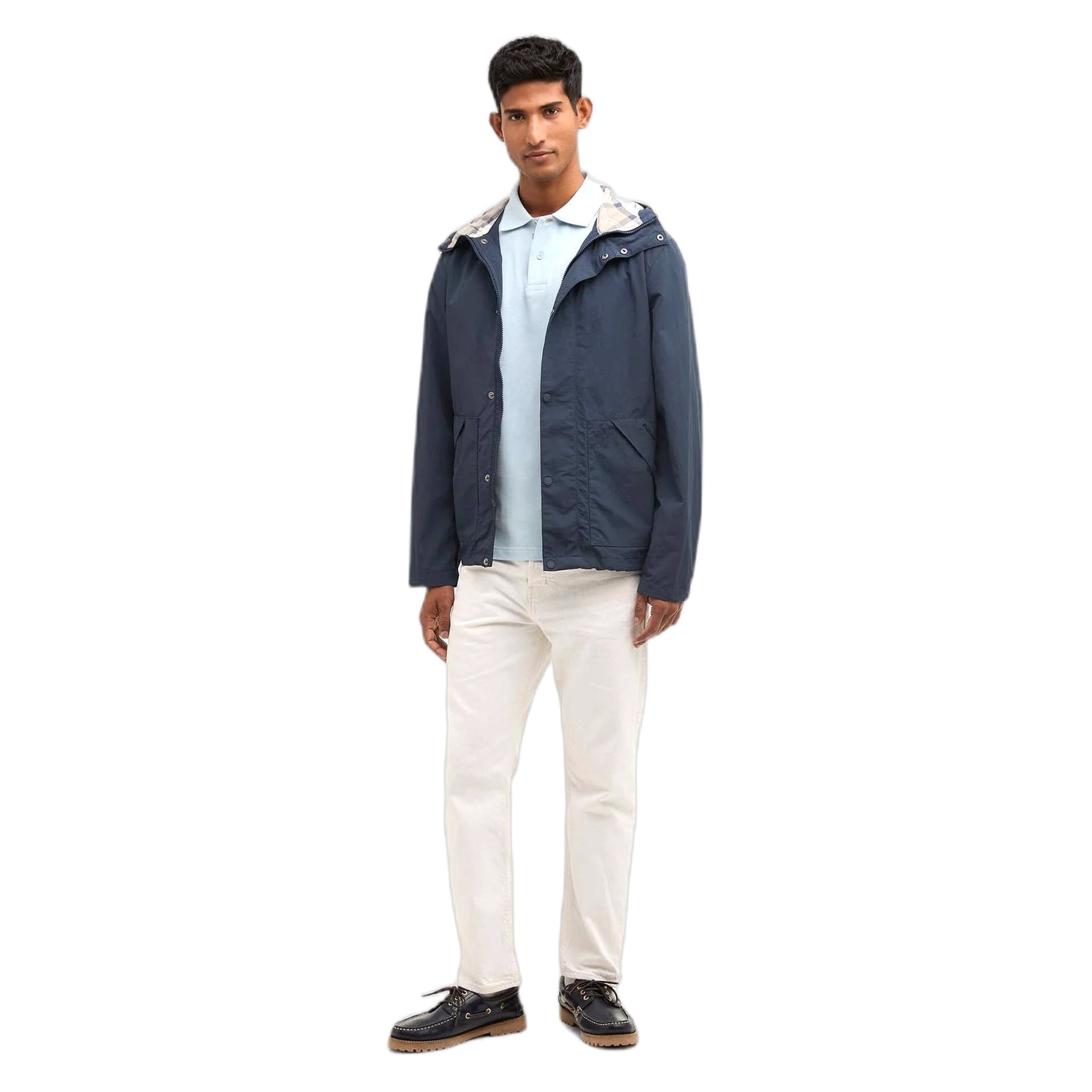 BARBOUR giacca barbour baywick showerproof jacket - navy - 4