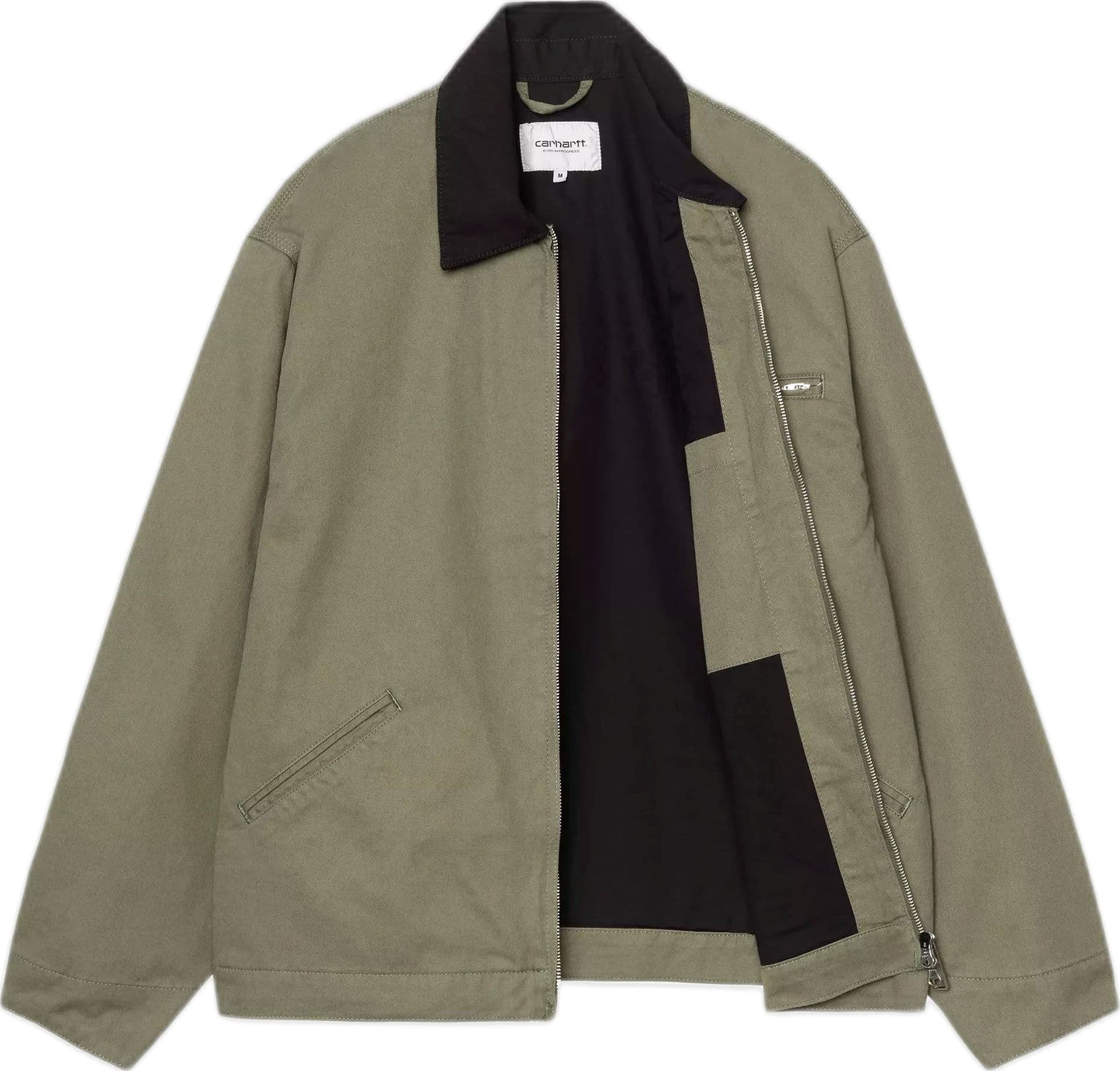 CARHARTT WIP giacca carhartt wip og detroit jacket - leaf / black rinsed - 3