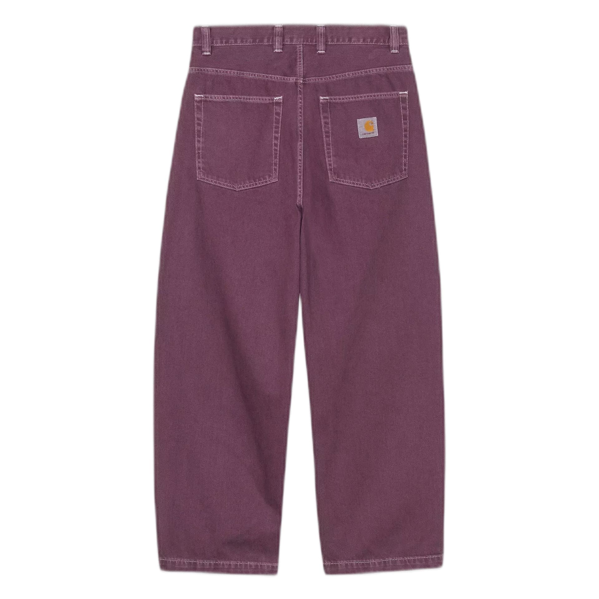 CARHARTT WIP jeans carhartt wip brandon pant - cozy purple stone dyed - 2