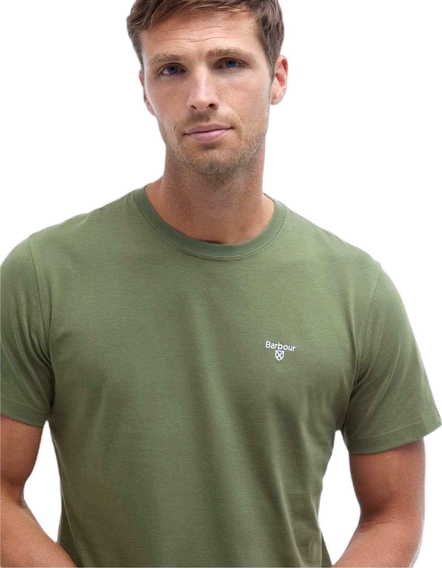 BARBOUR t-shirt barbour essential sports tee - burnt olive - 3