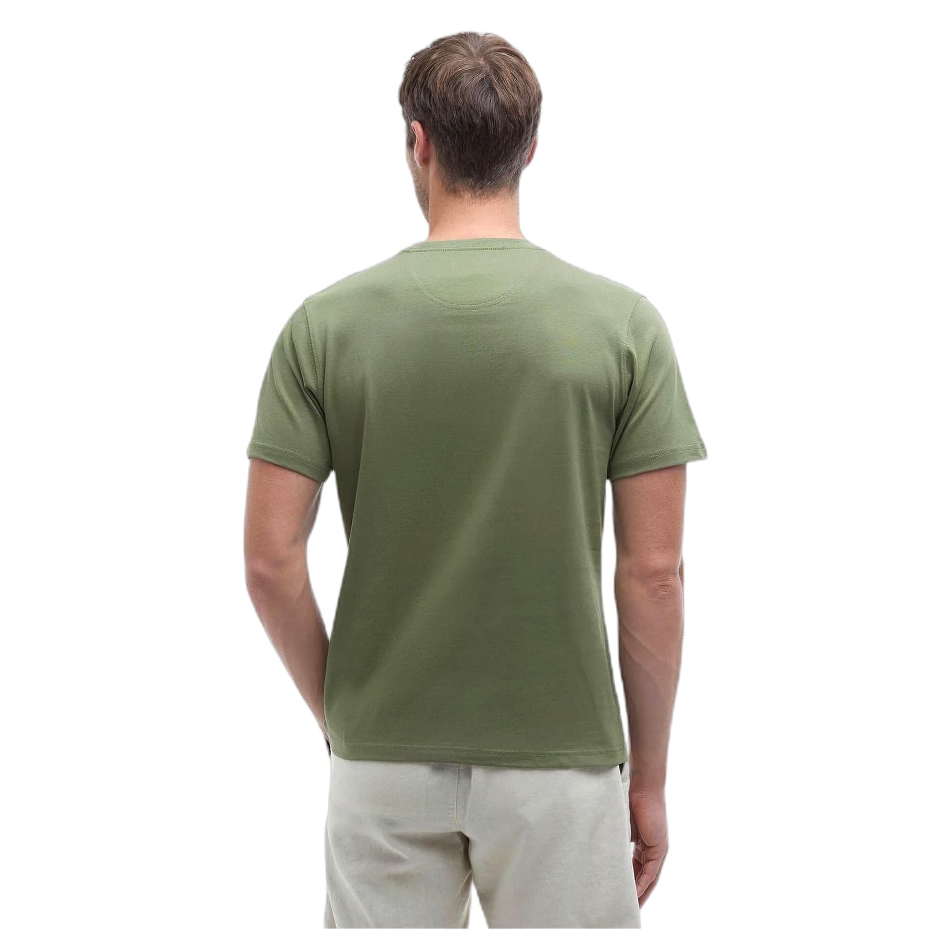 BARBOUR t-shirt barbour essential sports tee - burnt olive - 4