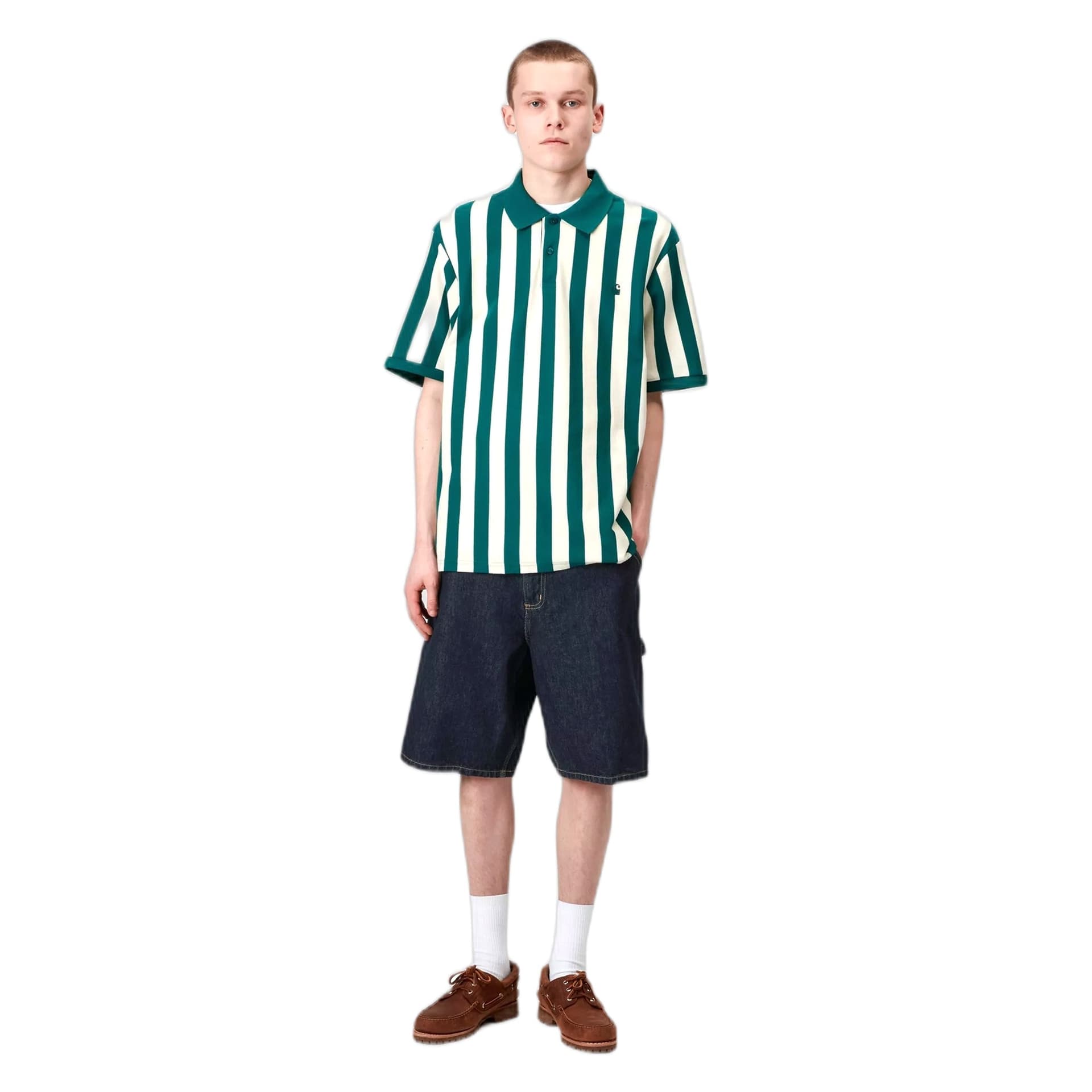 CARHARTT WIP bermuda carhartt wip single knee short - blue rinsed - 3