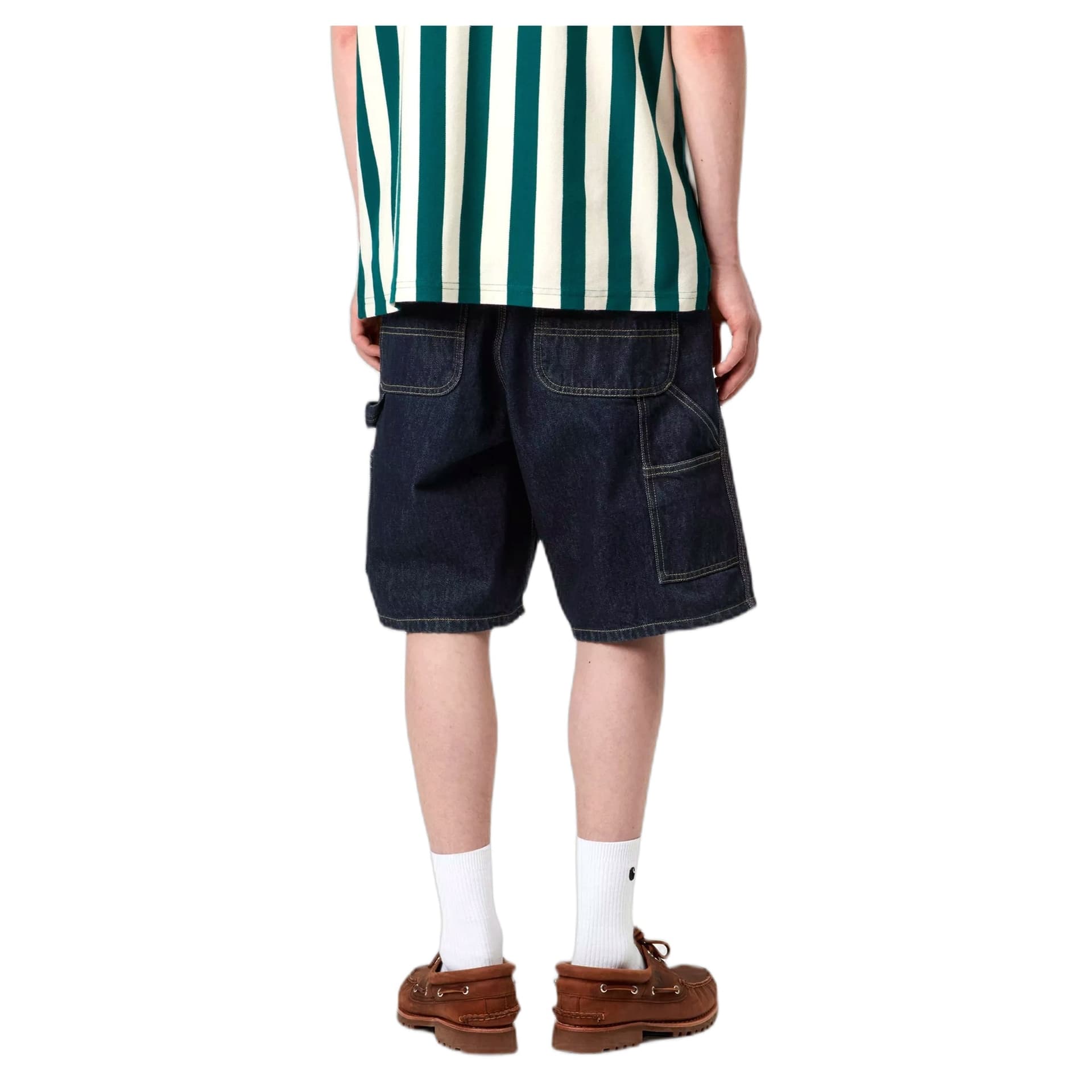 CARHARTT WIP bermuda carhartt wip single knee short - blue rinsed - 5