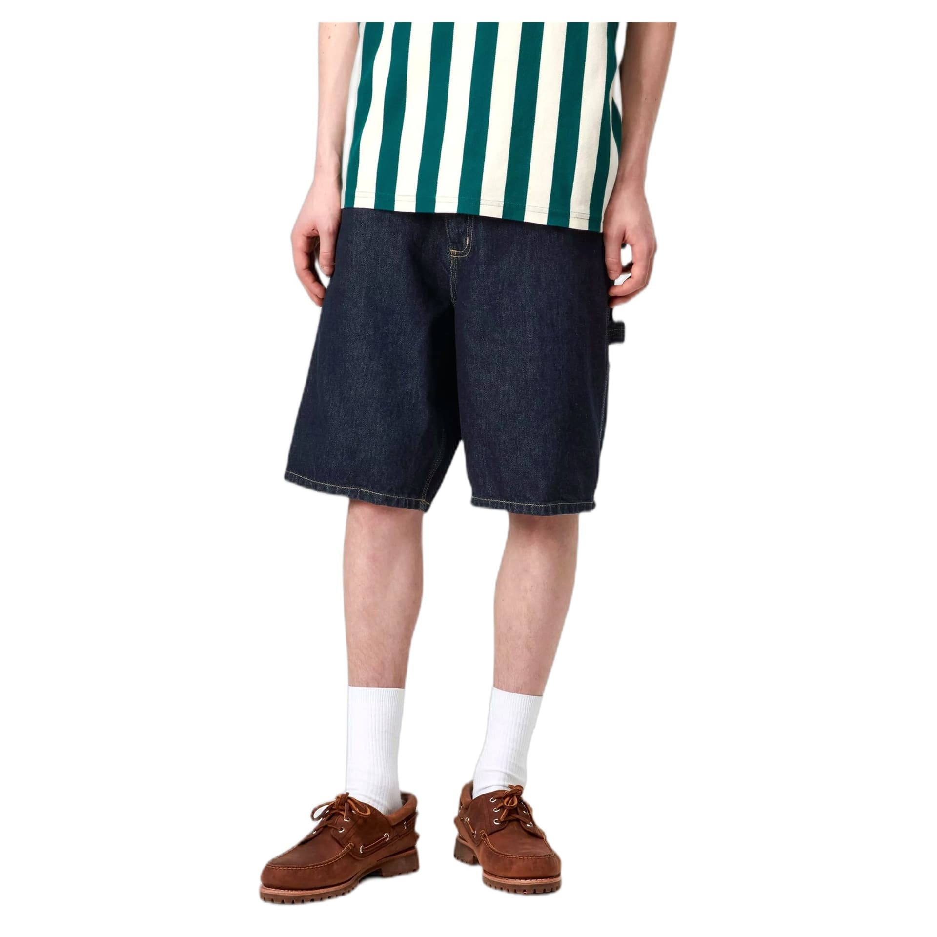 CARHARTT WIP bermuda carhartt wip single knee short - blue rinsed - 6