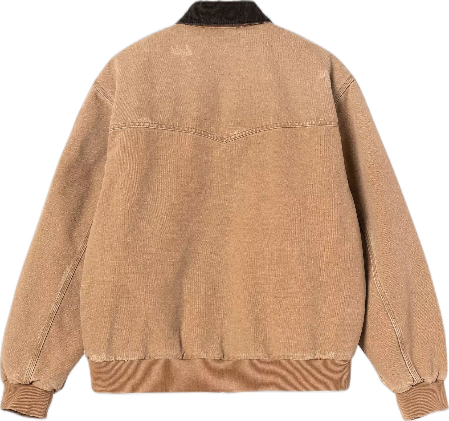 CARHARTT WIP giacca carhartt wip og santa fe jacket - hamilton brown / tobacco grind wash - 2
