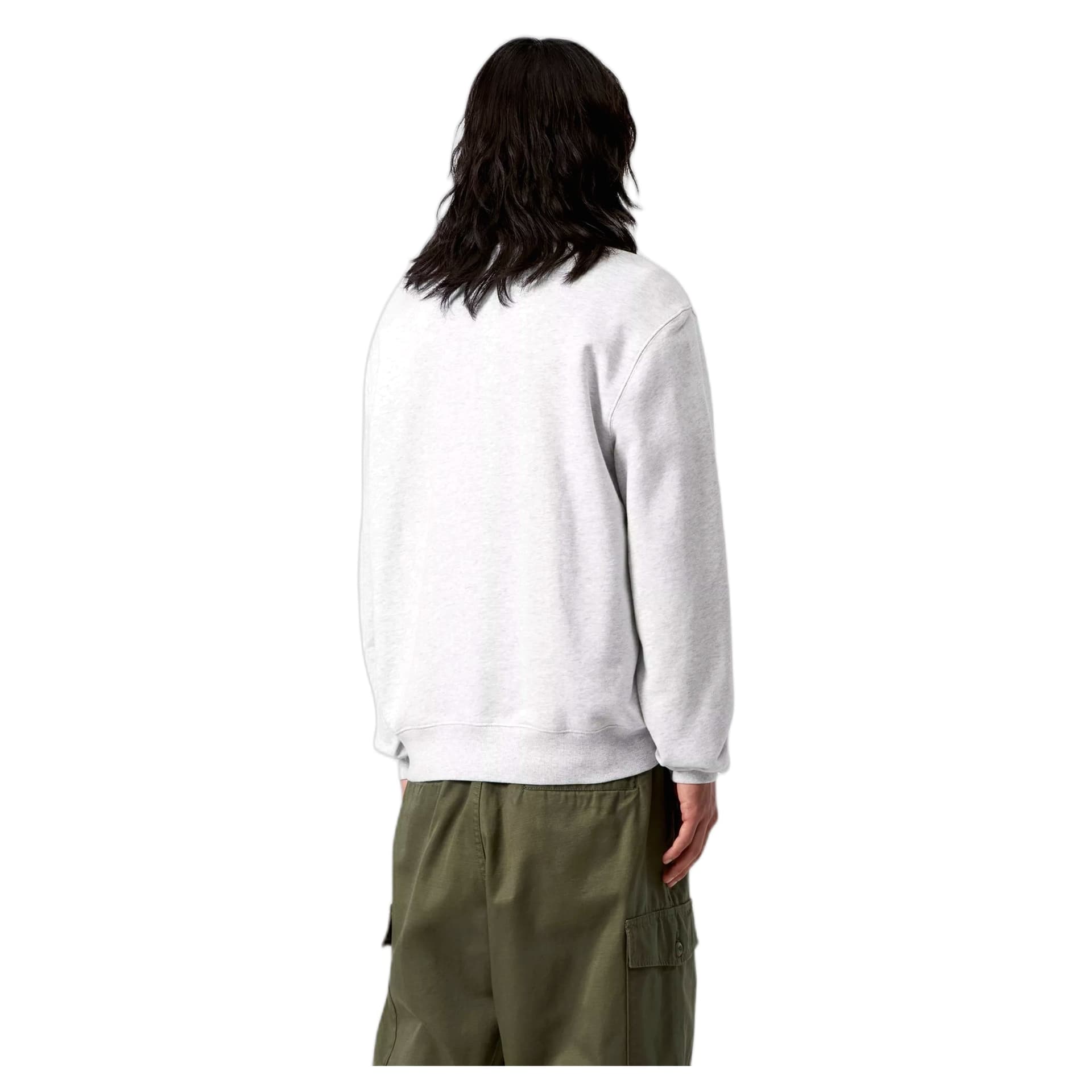 CARHARTT WIP felpa carhartt wip clover sweat - ash heather - 3