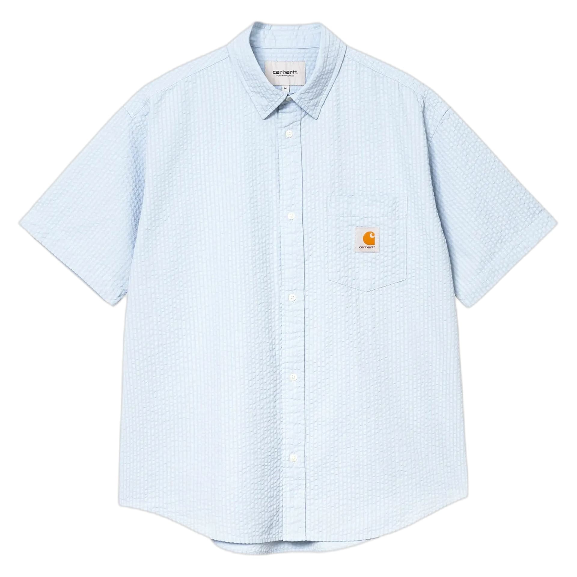 CARHARTT WIP carhartt wip s/s toland shirt - toland stripe / blue fog - 3