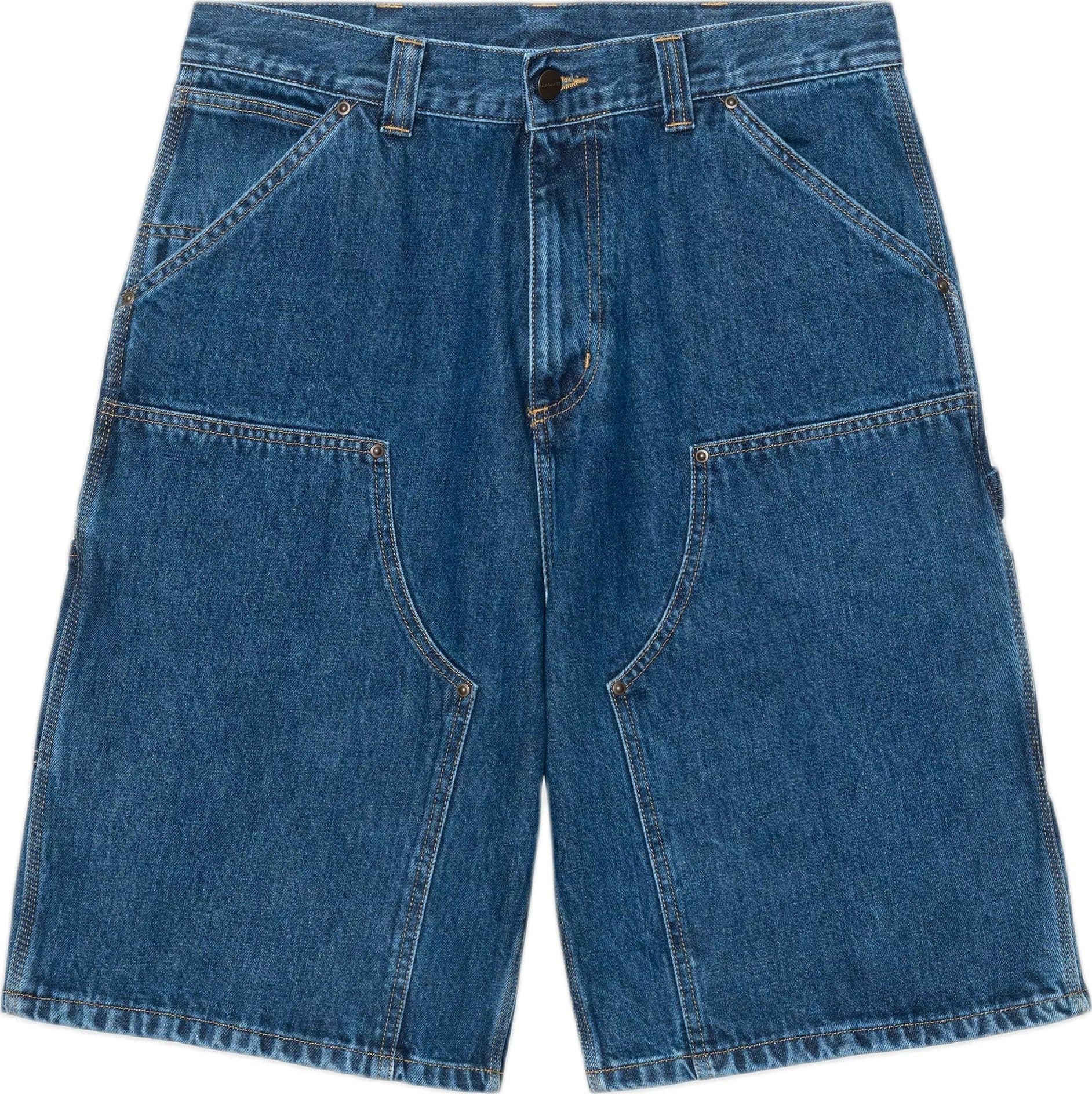 CARHARTT WIP bermuda carhartt wip og double knee short - blue stone washed - 2