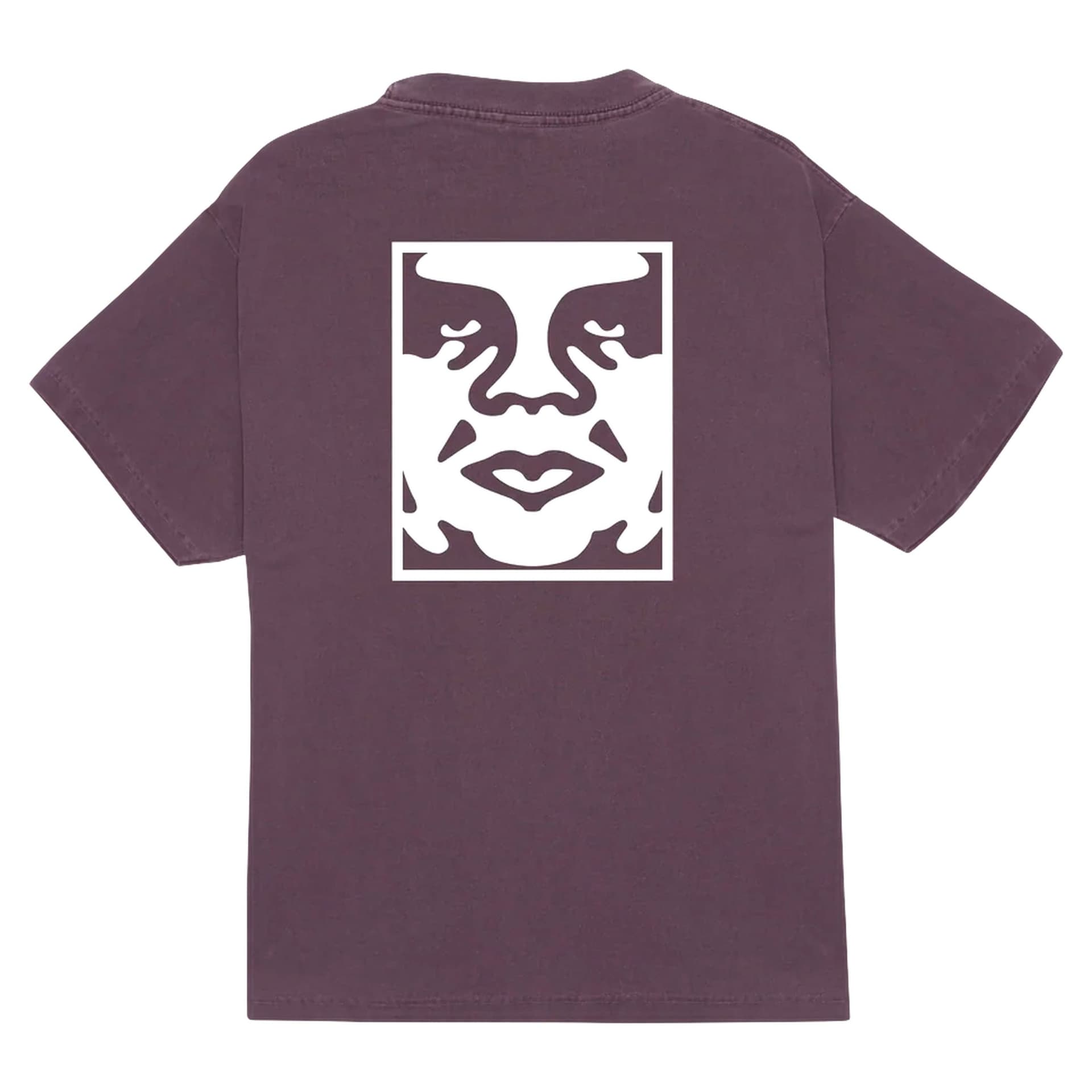 OBEY t-shirt obey bold icon face tee - pigment purple velvet - 3