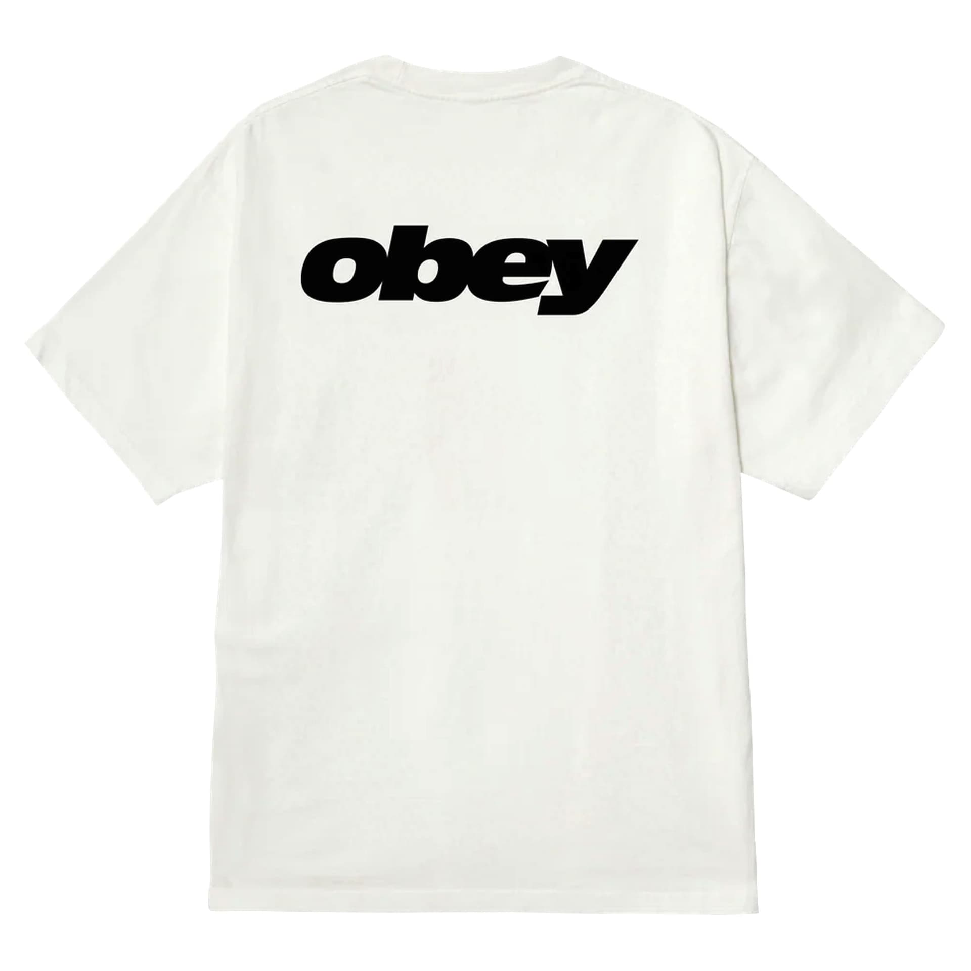 OBEY t-shirt obey bounce tee - pigment vintage white - 3